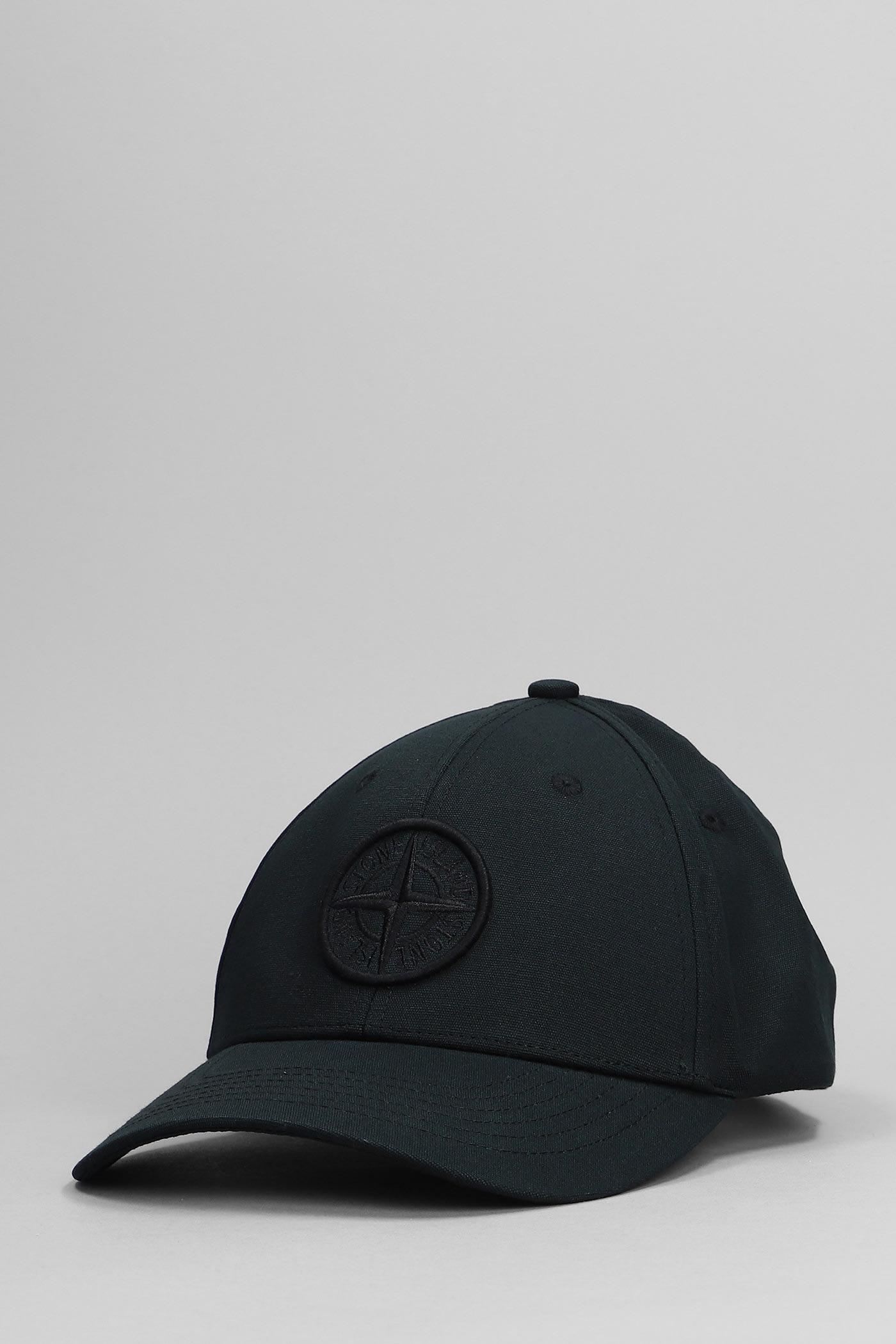 Stone Island Hats In Black Cotton for Men | Lyst
