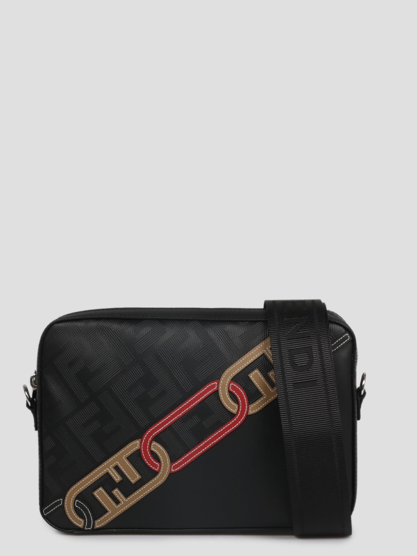 Fendi Olock Camera Case Medium Bag in Black for Men Lyst