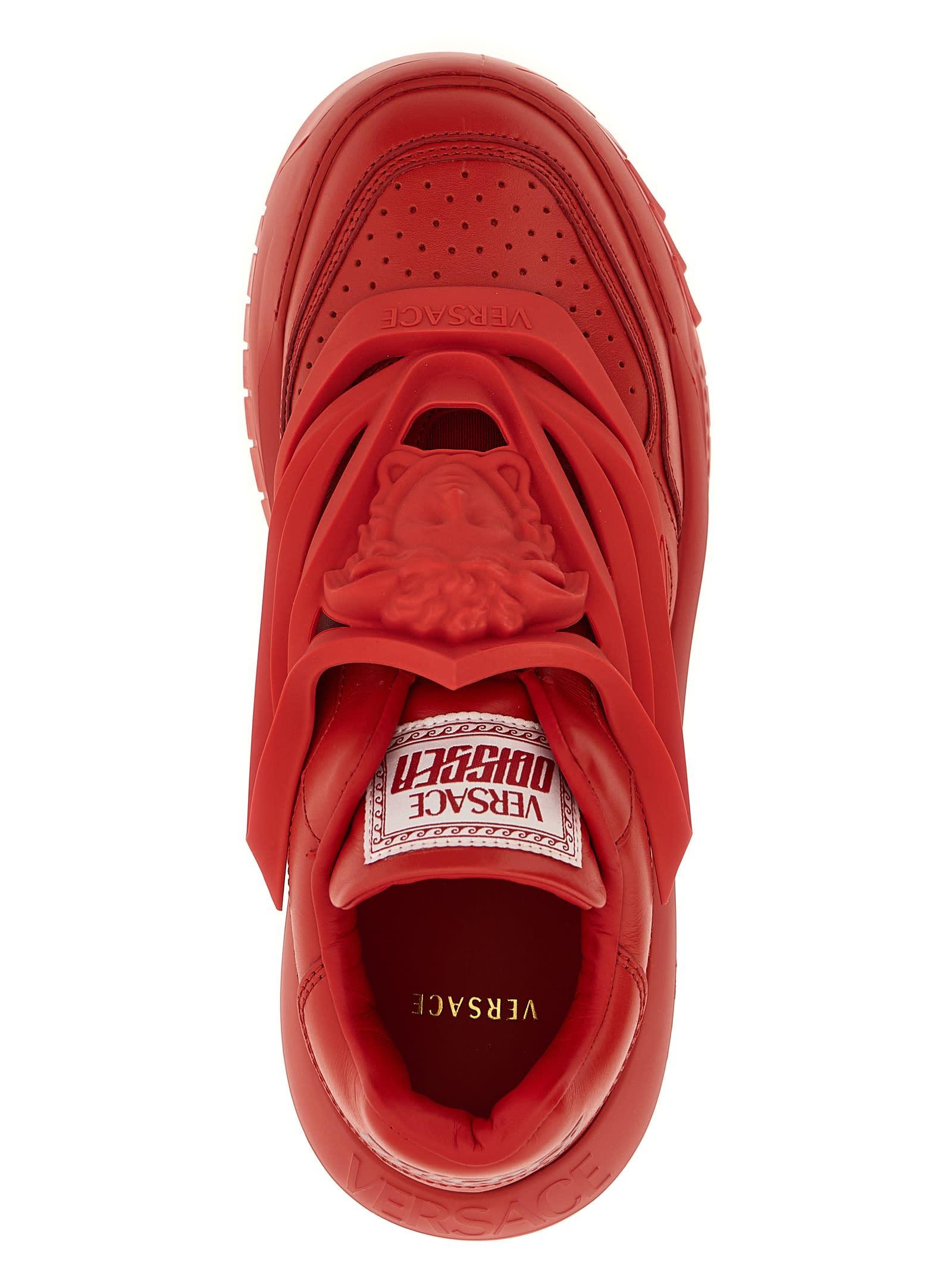 Versace 'Odissea' Sneakers in Red for Men Lyst UK