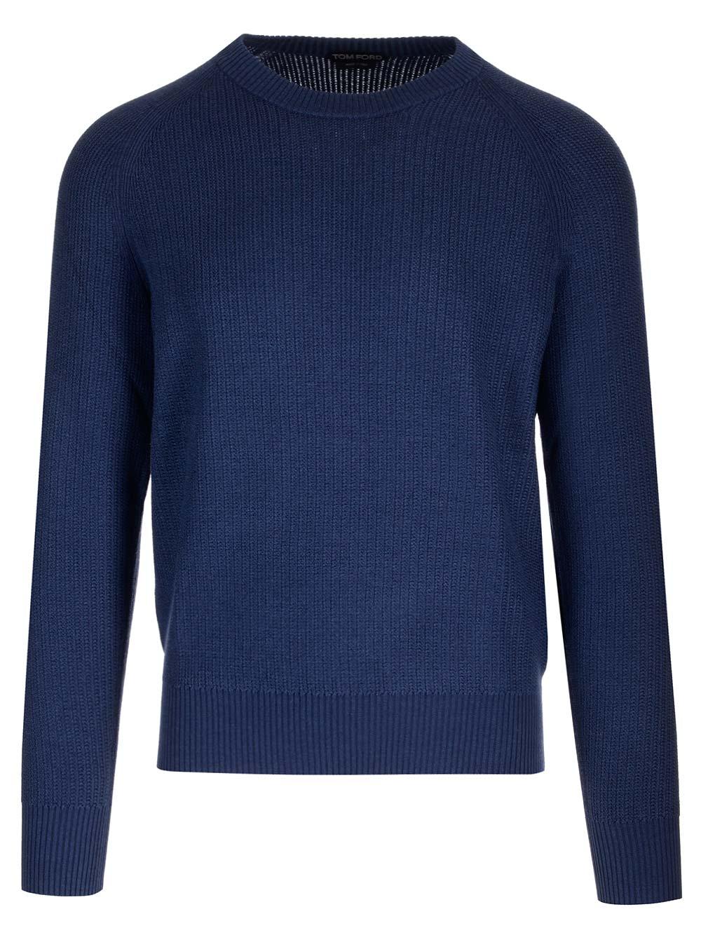 Royal blue online crew neck jumper
