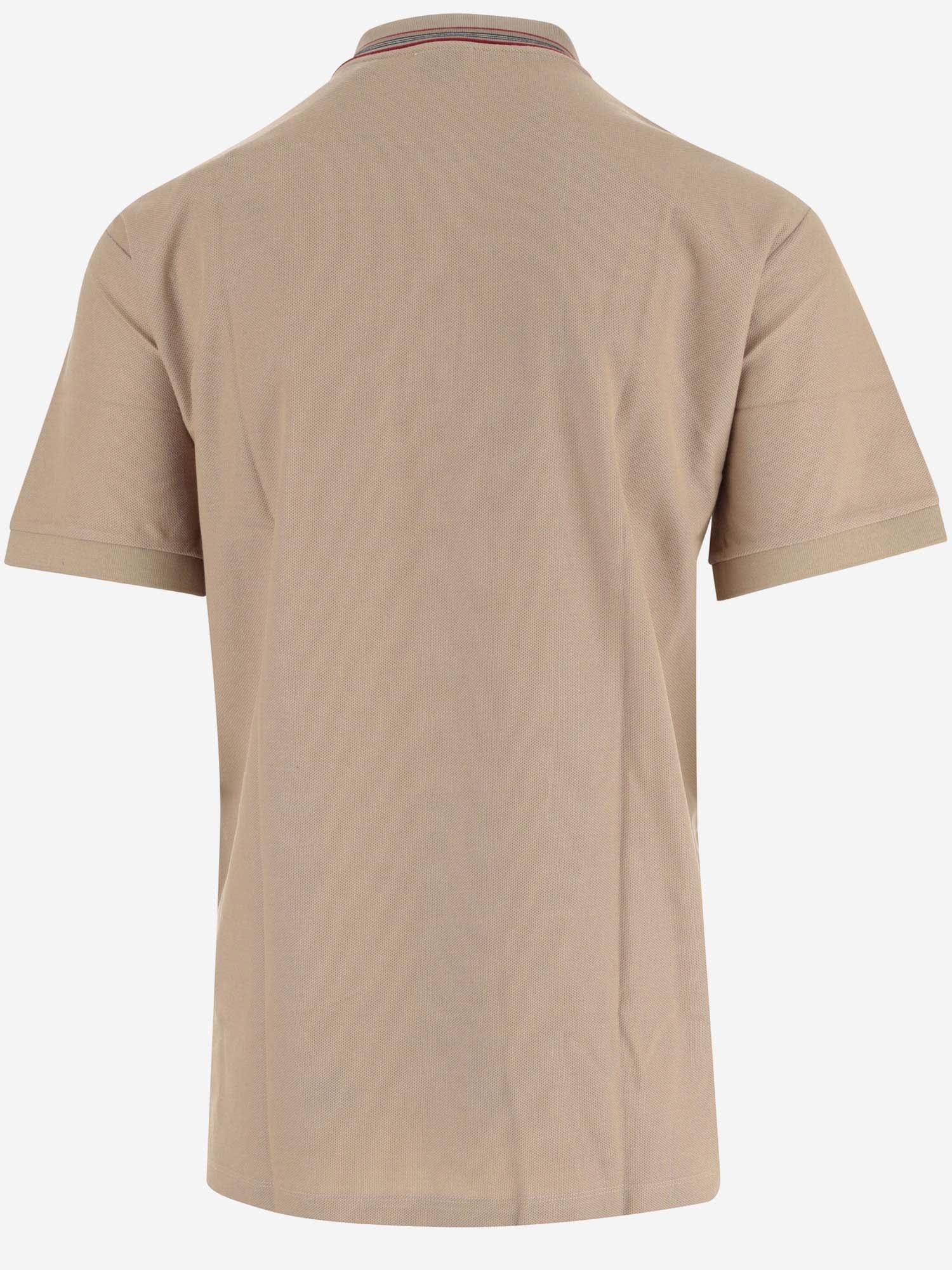 Cotton Polo Shirt in Beige - Burberry