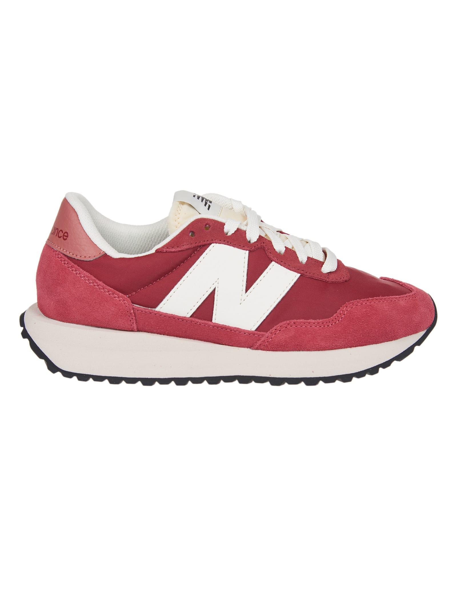 New Balance Suede 237 Sneakers - Women in Red - Save 37% | Lyst