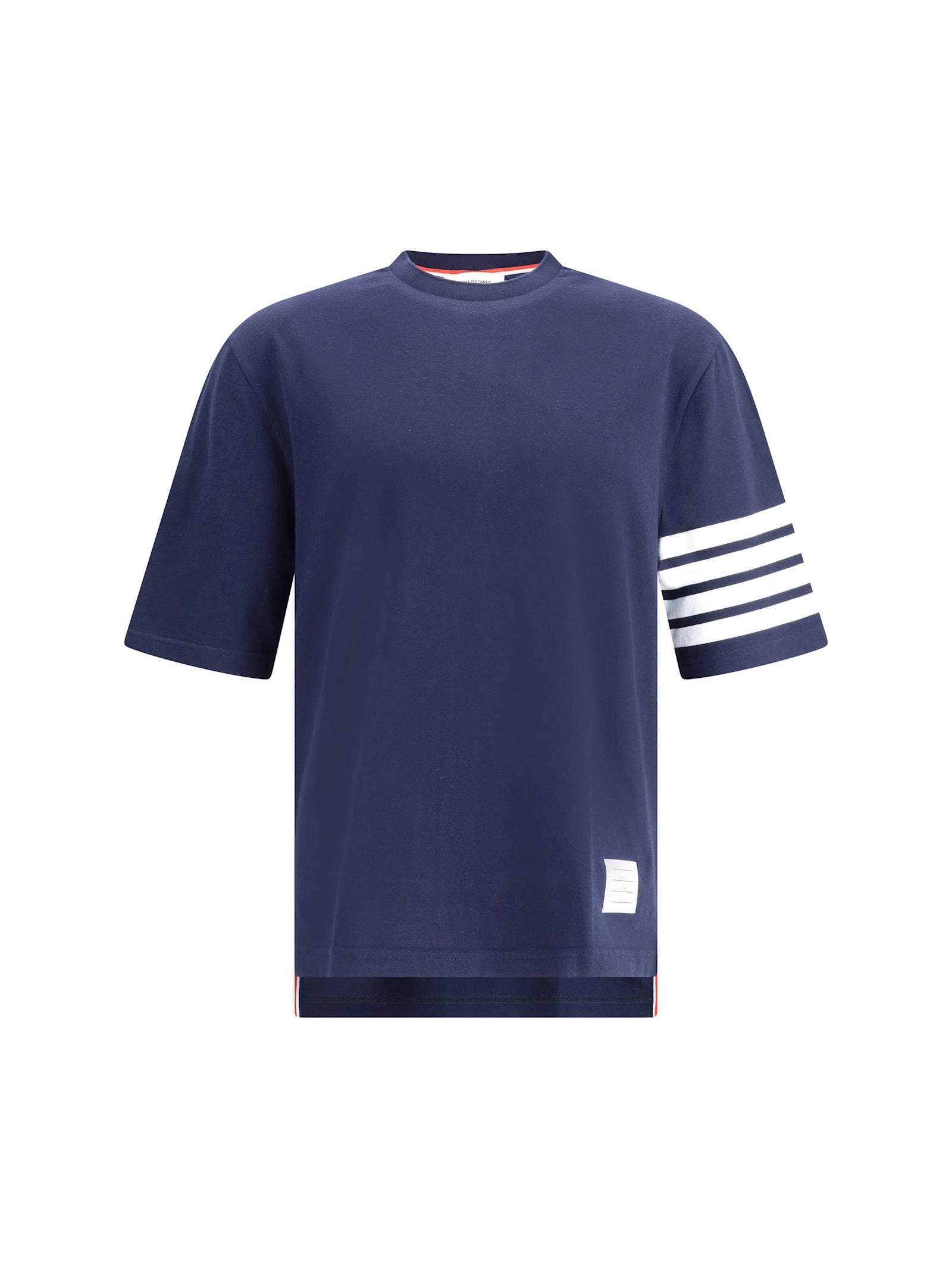 【関税負担なし】 THOM BROWNE Tシャツ - ネイビー org.jpg