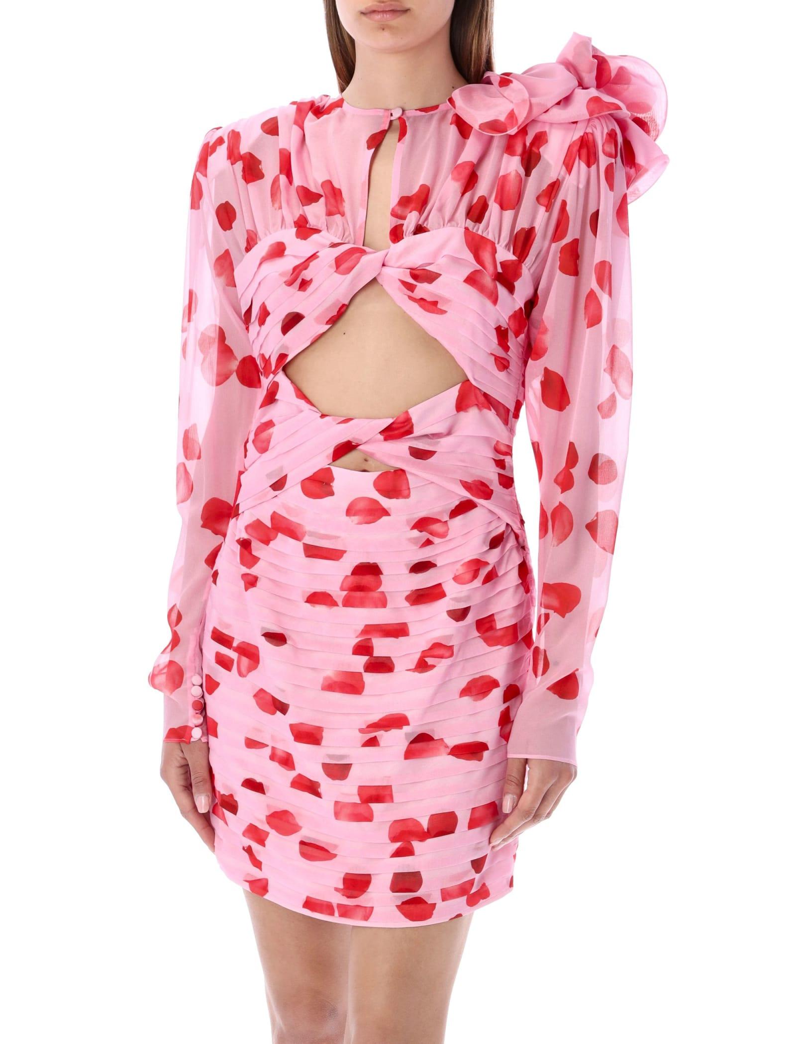 オールインワン・サロペット Magda Butrym Mini Draped Dress With All-Over Rose Print Floral Draped Mini Dress | MAGDA BUTRYM | elysewalker