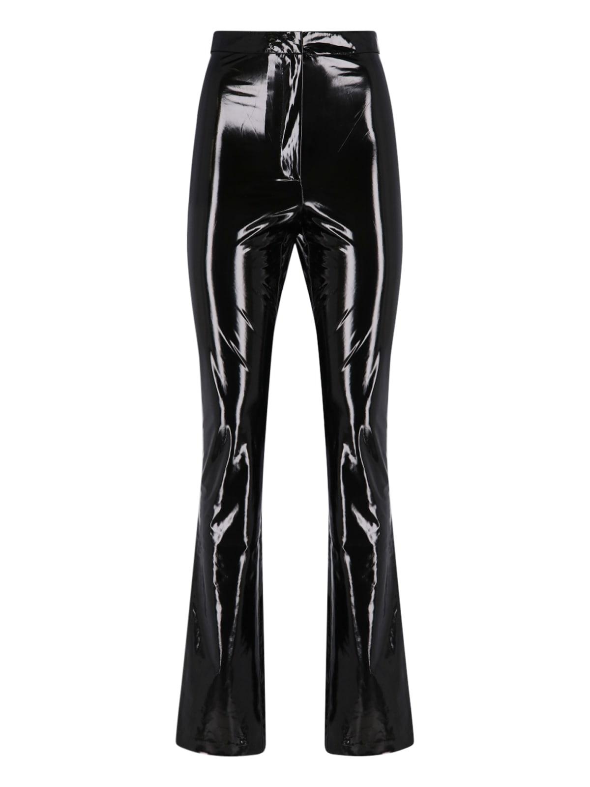 ROTATE BIRGER CHRISTENSEN Patent Leather Pants in Black Lyst