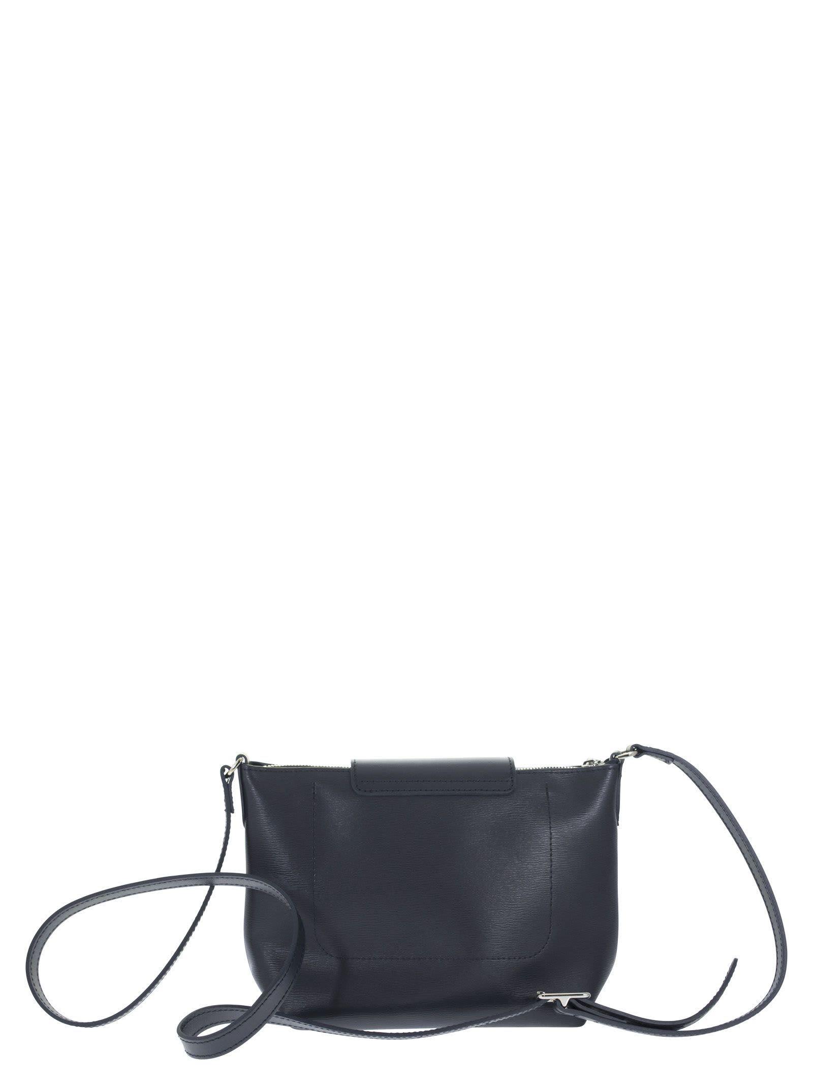 Longchamp Le Pliage City Crossbody Bag In Noir