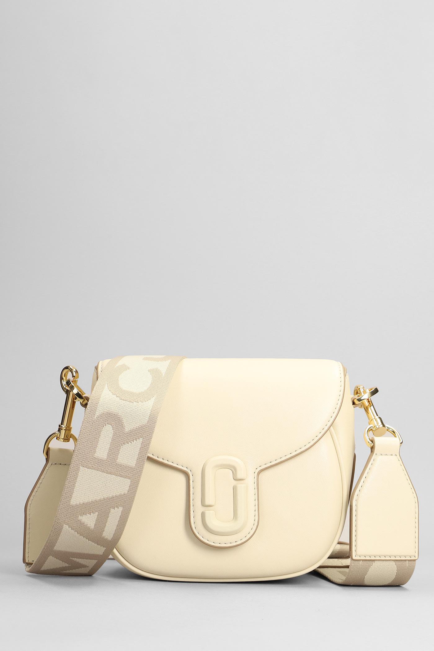 Marc Jacobs The Small Saddle Bag Shoulder Bag In Beige Leather in Natural Lyst