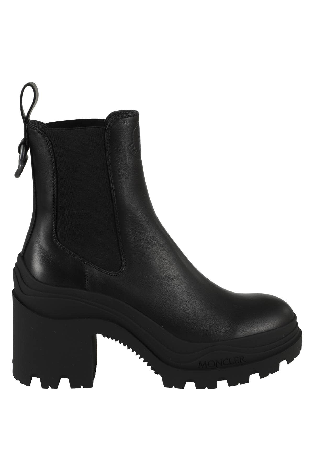 モンクレール】Envile Chelsea Boots ブーツ ブラック モンクレール】Envile Chelsea Boots ブーツ ブラック