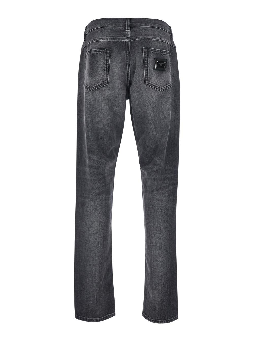 2000s Dolce & Gabbana Grey Faded Denim Jeans – Dolce Vita Hub 00s 