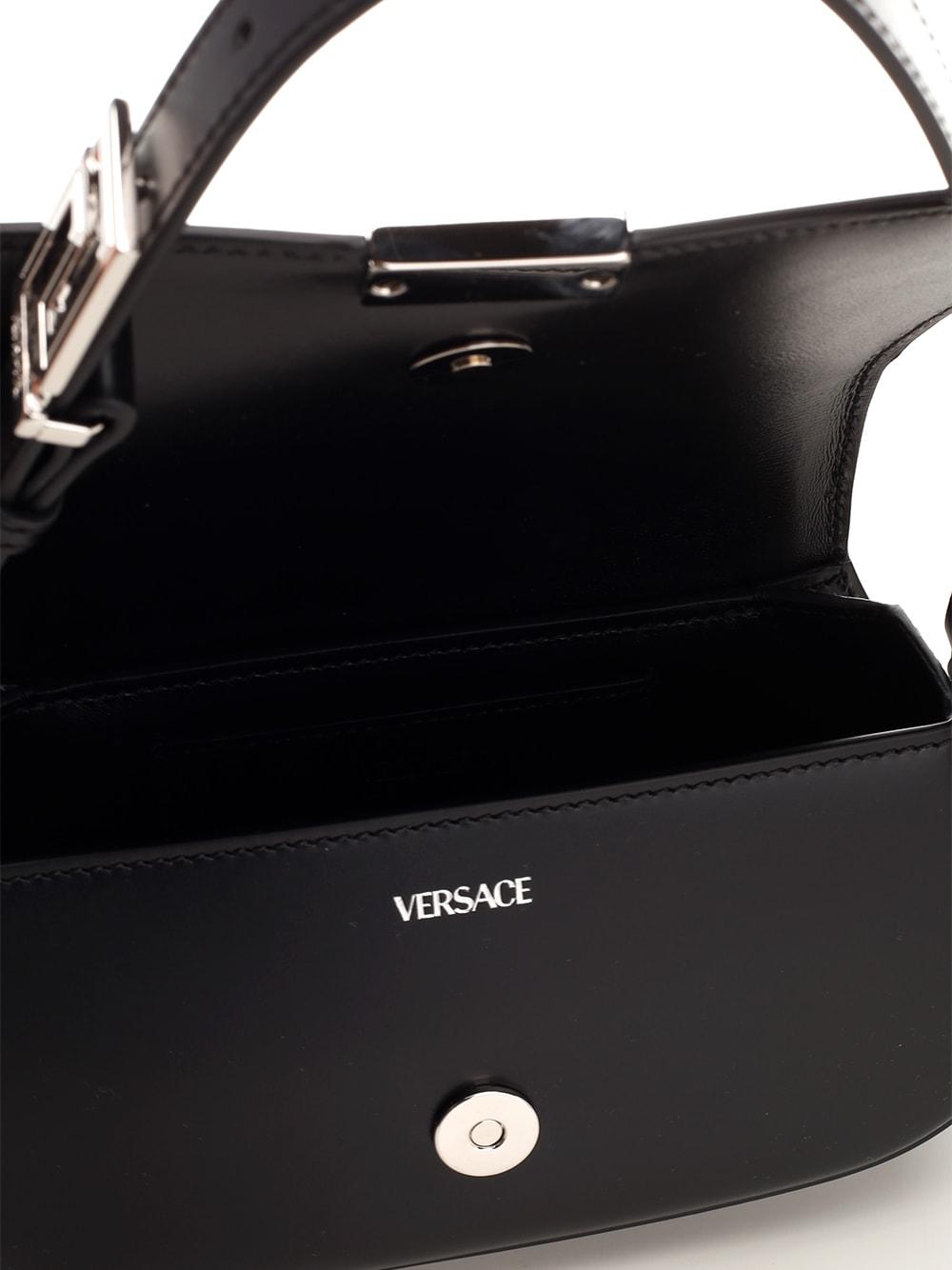 Versace mini Goddess leather bag - Black