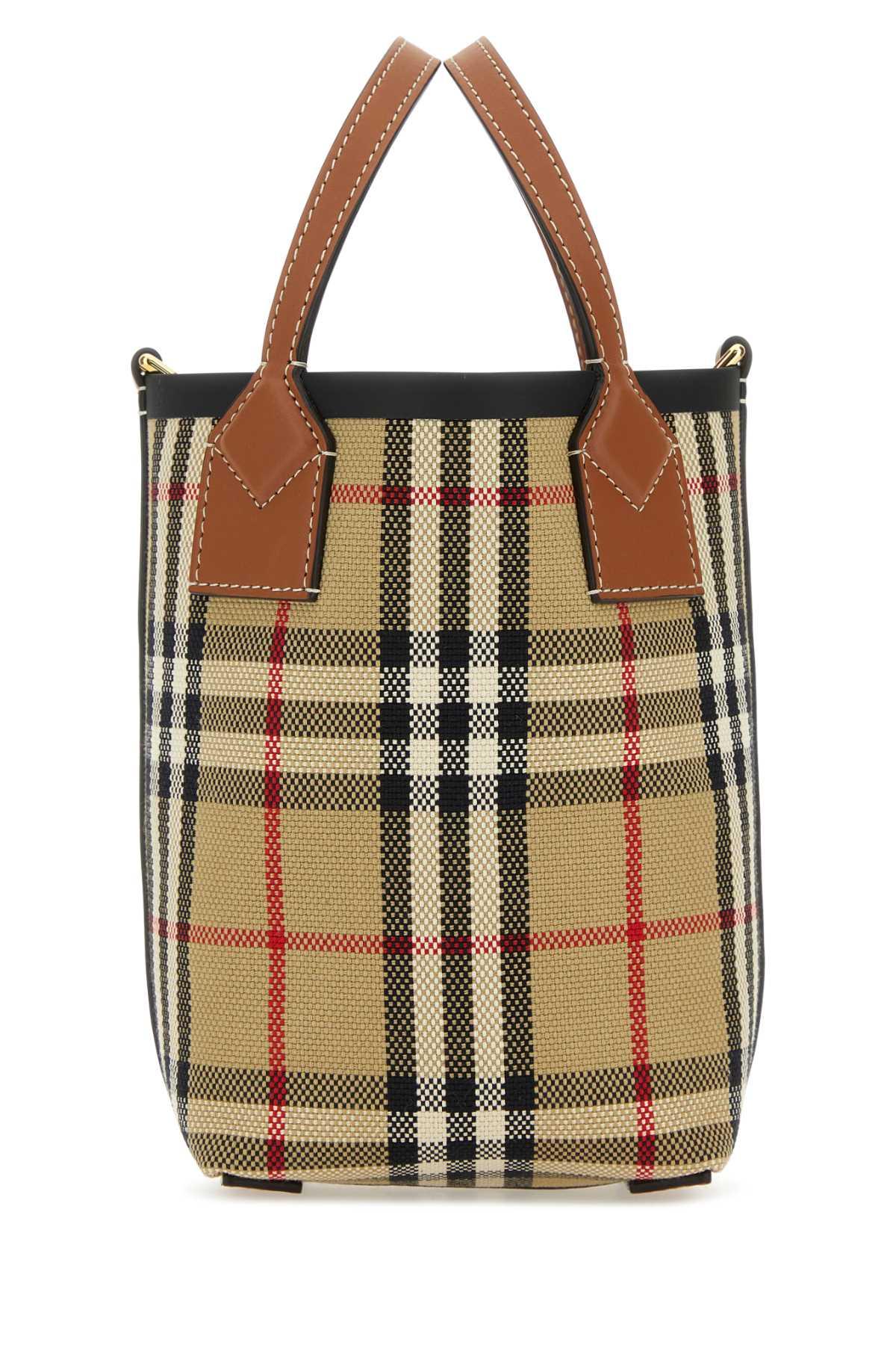 Burberry fabric bag sales