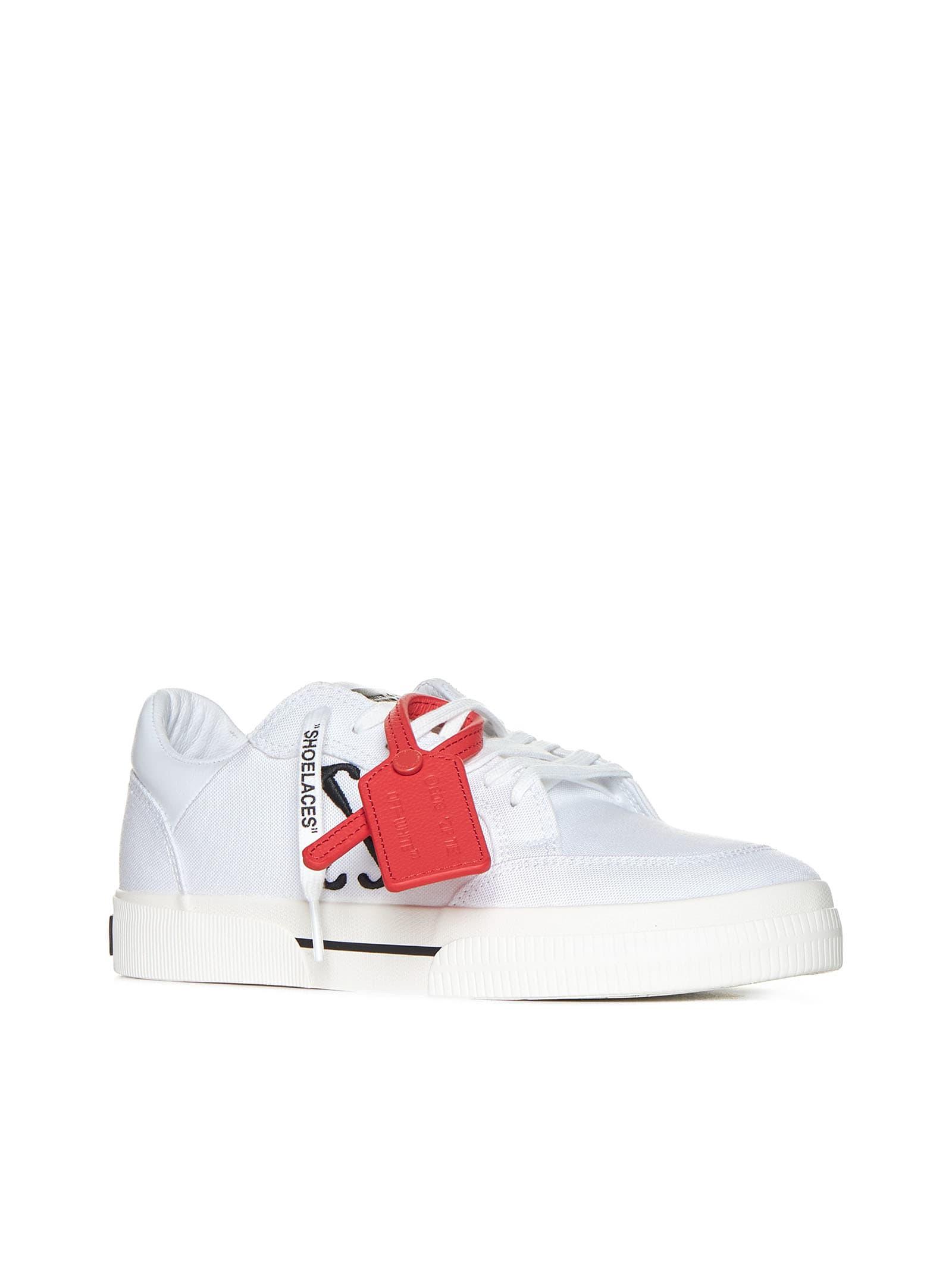 Off White c o Virgil Abloh Off Sport Shoes New Low Vulcanized in White Lyst UK