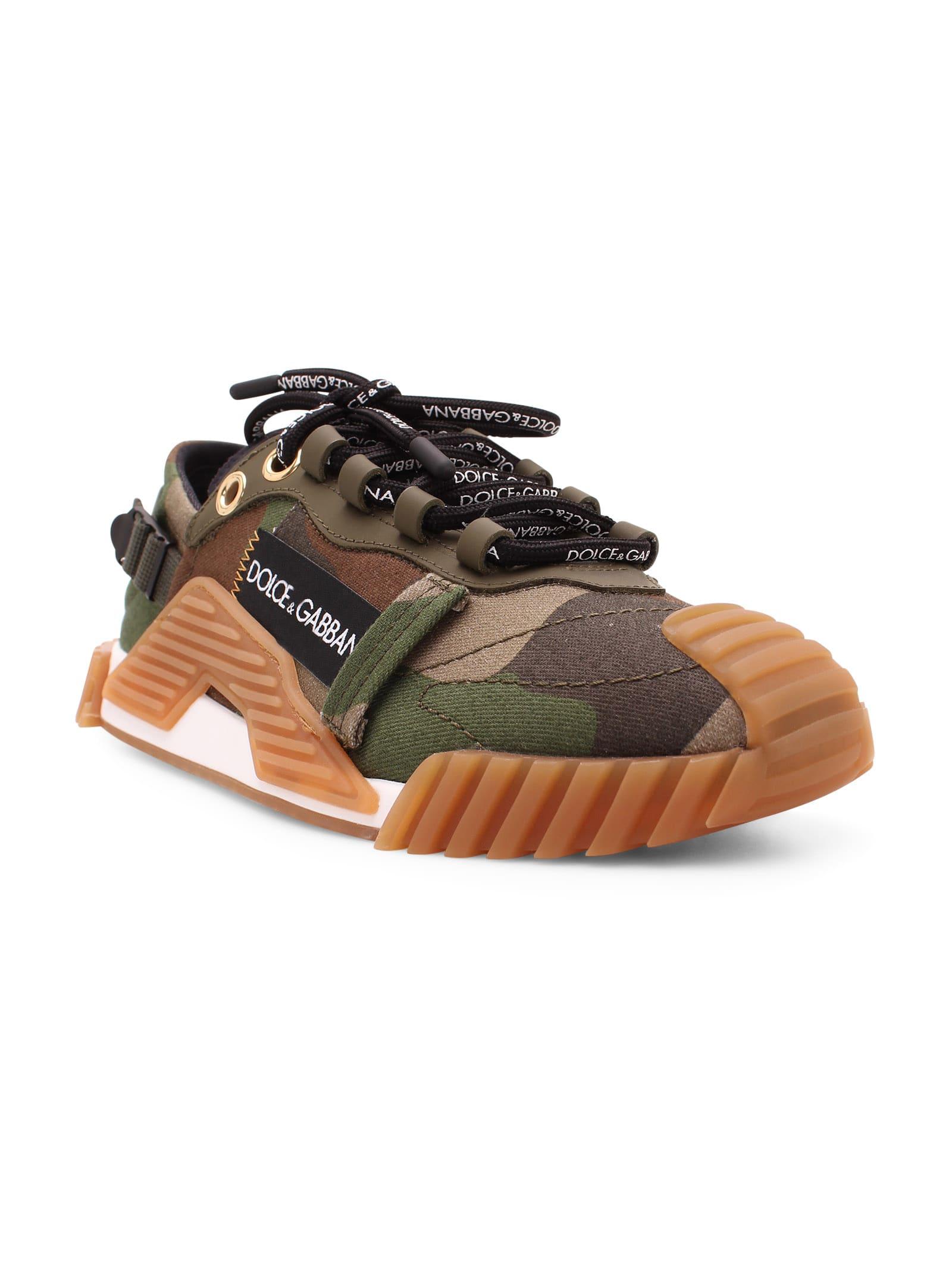 dolce and gabbana patchwork sneakers