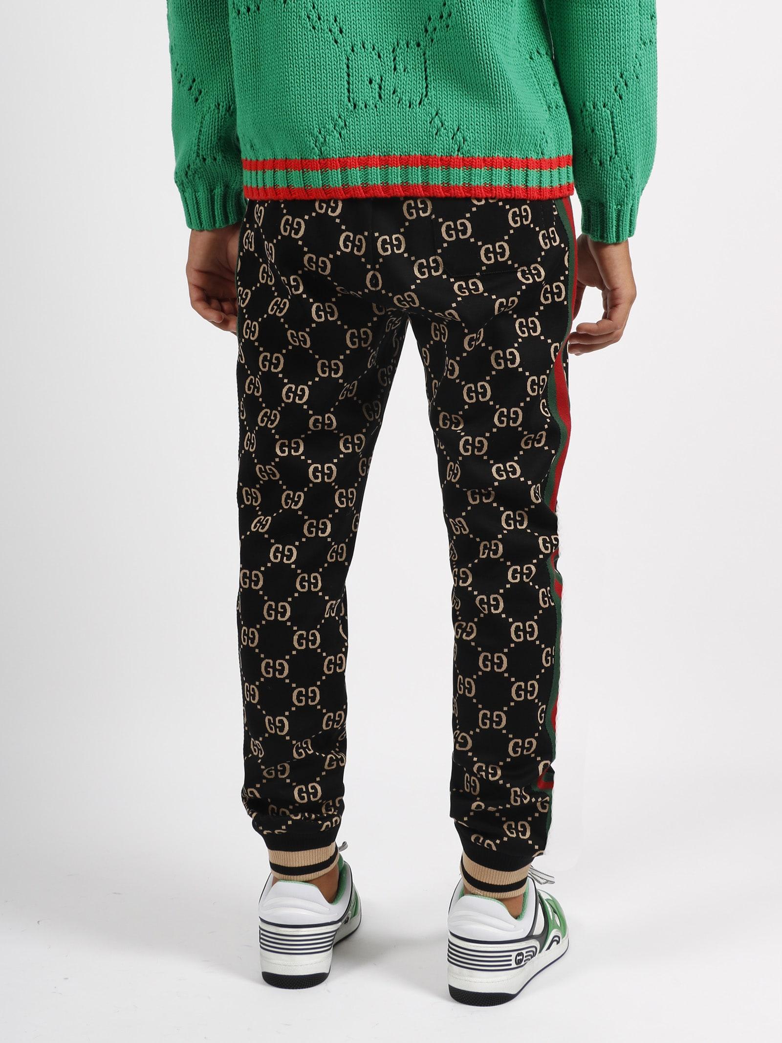 Gucci Gg Track Pant in Black for Men | Lyst