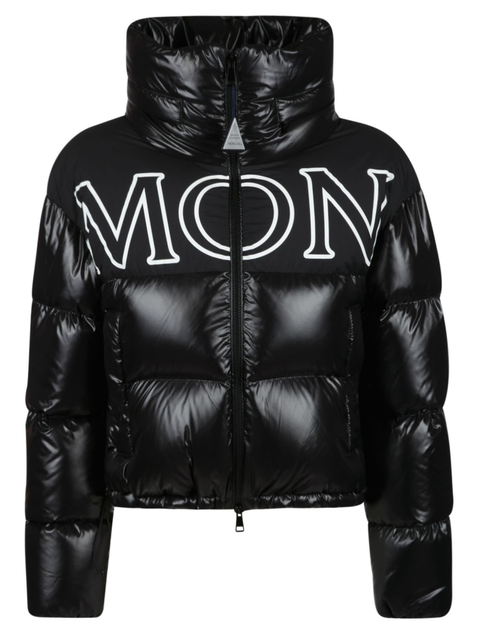 Moncler Gres Cropped Padded Jacket in Black | Lyst