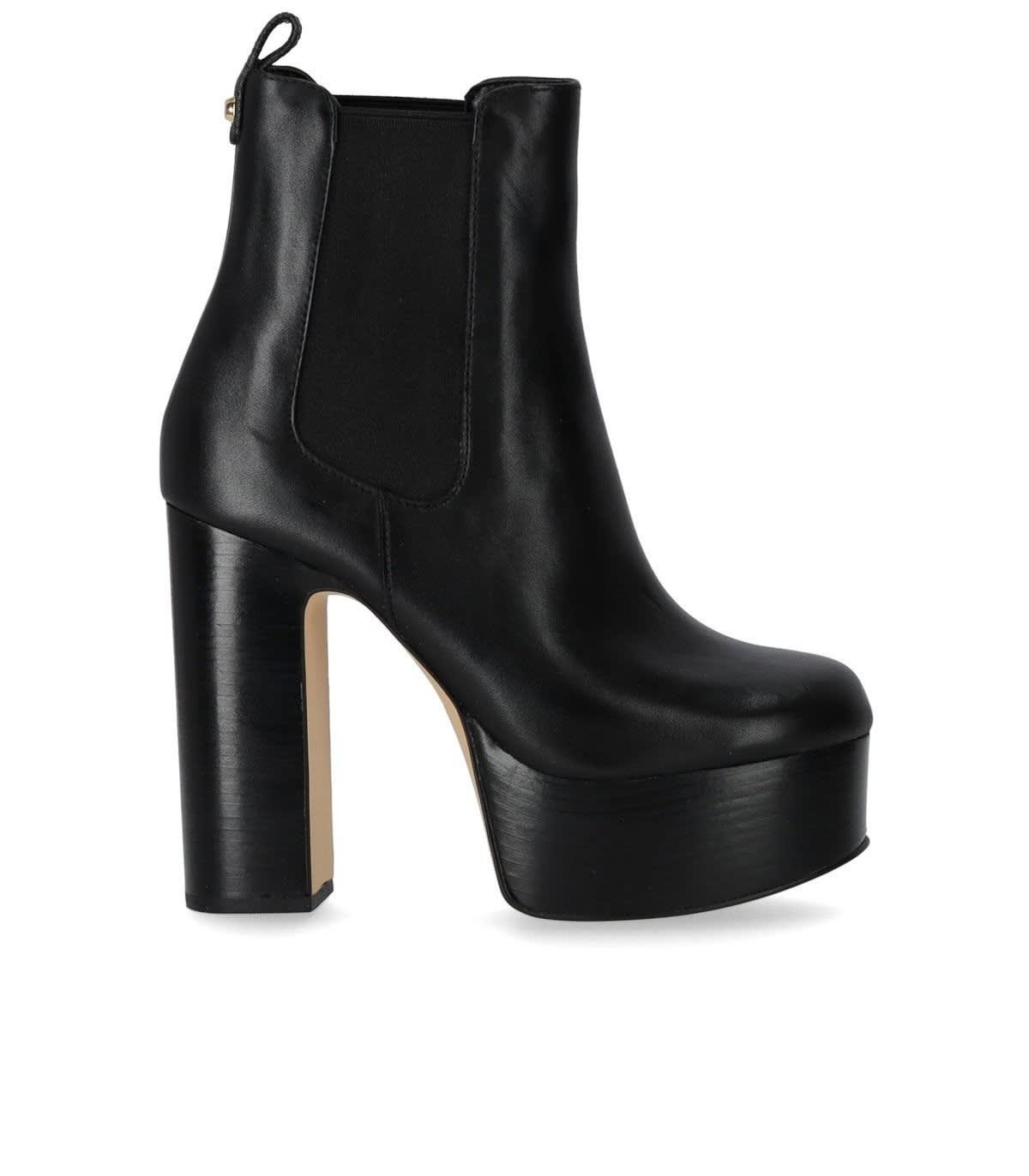 Michael kors top black heel boots