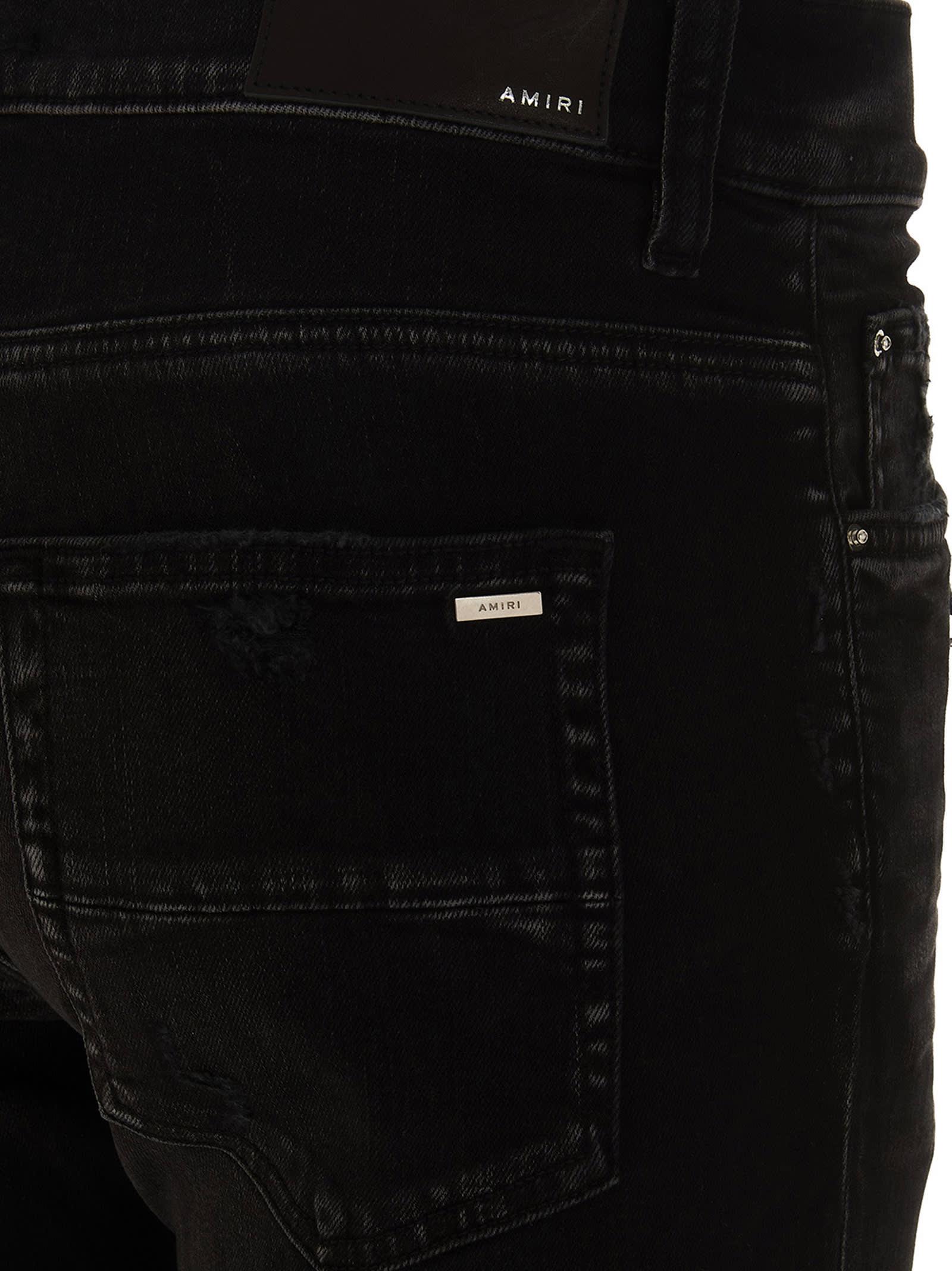 Amiri 'stack' Jeans in Black for Men | Lyst