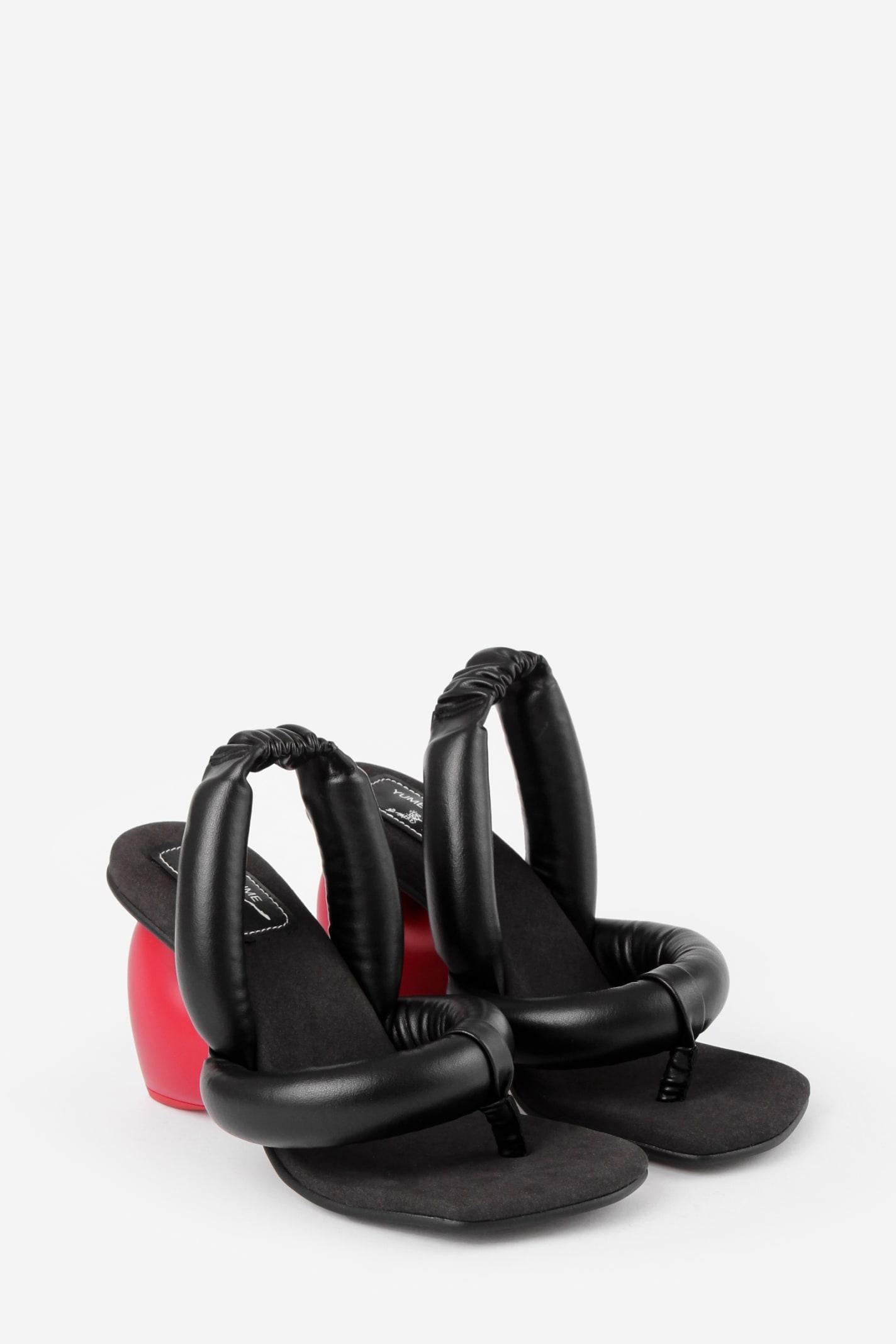 Yume Yume Love Heel Sandals in Black | Lyst