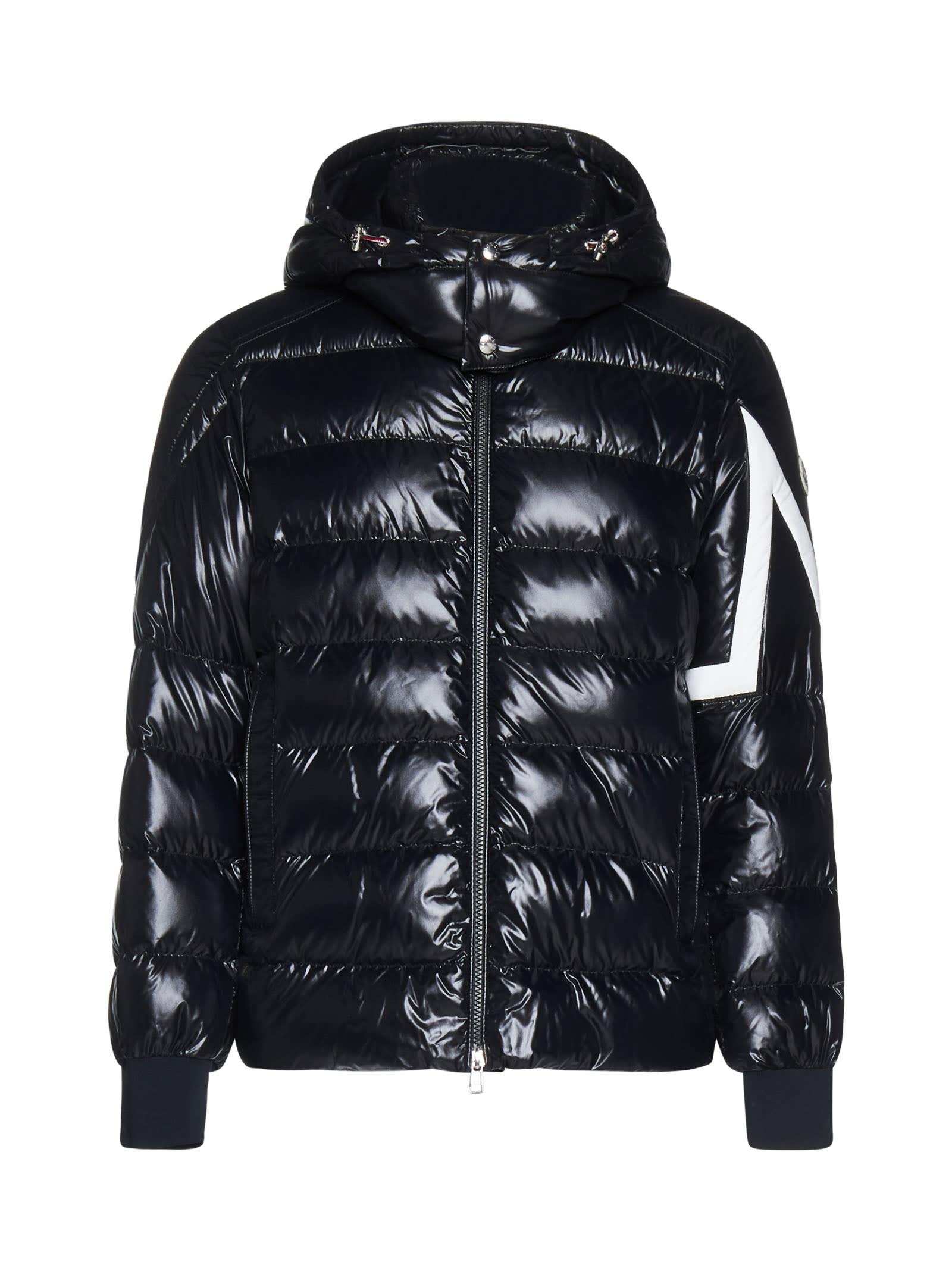 Moncler Corydale Quilted Nylon Down Jacket in Black | Lyst