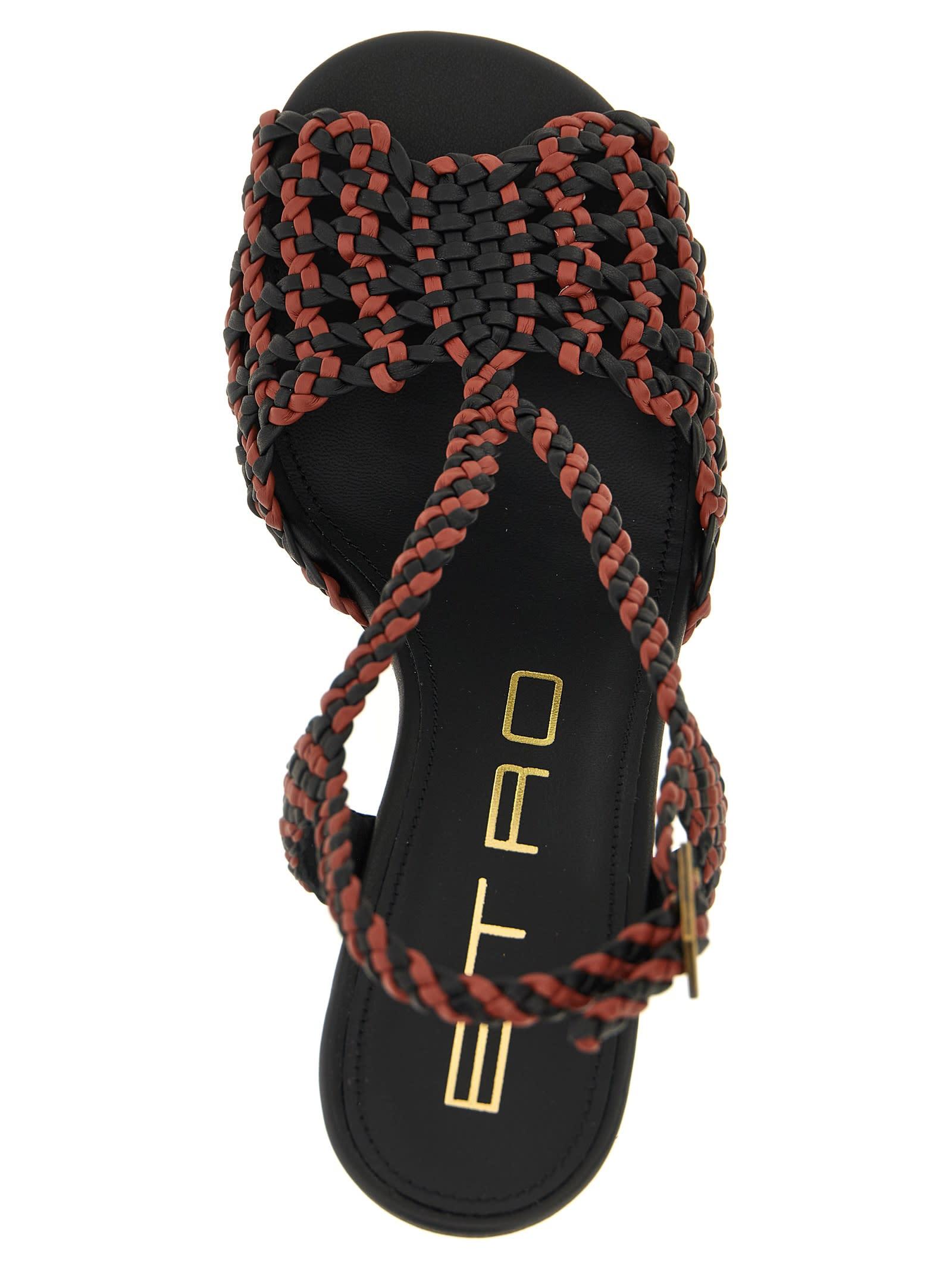 サンダル・ミュール ETRO Two-tone sandals Etro Two-Tone Sandals | Lyst