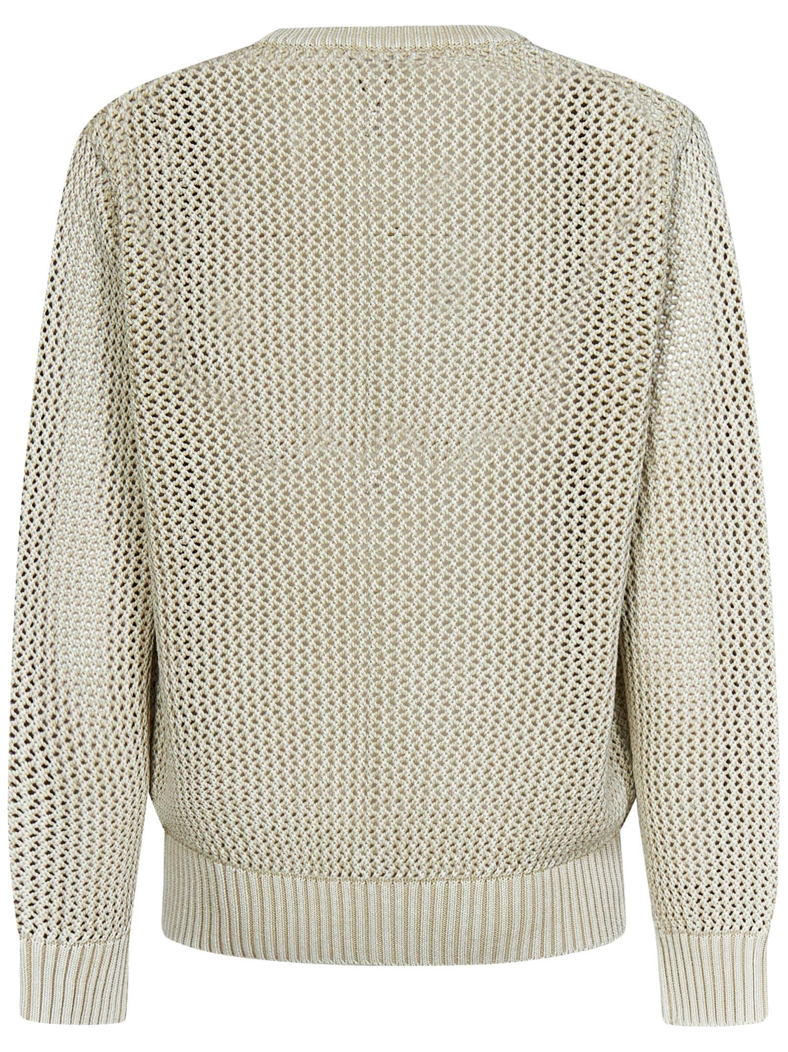 Stussy Loose Gauge Cardigan in Natural for Men | Lyst