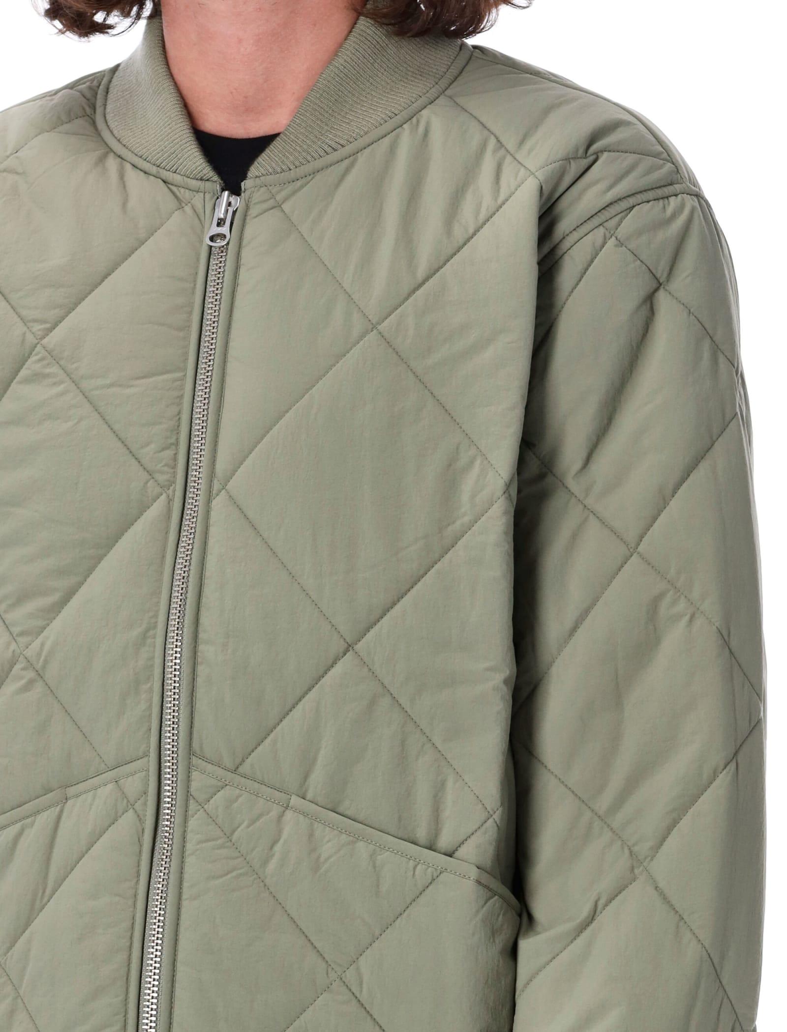 Stussy Dice Quilted Liner Jacket in Green for Men | Lyst UK