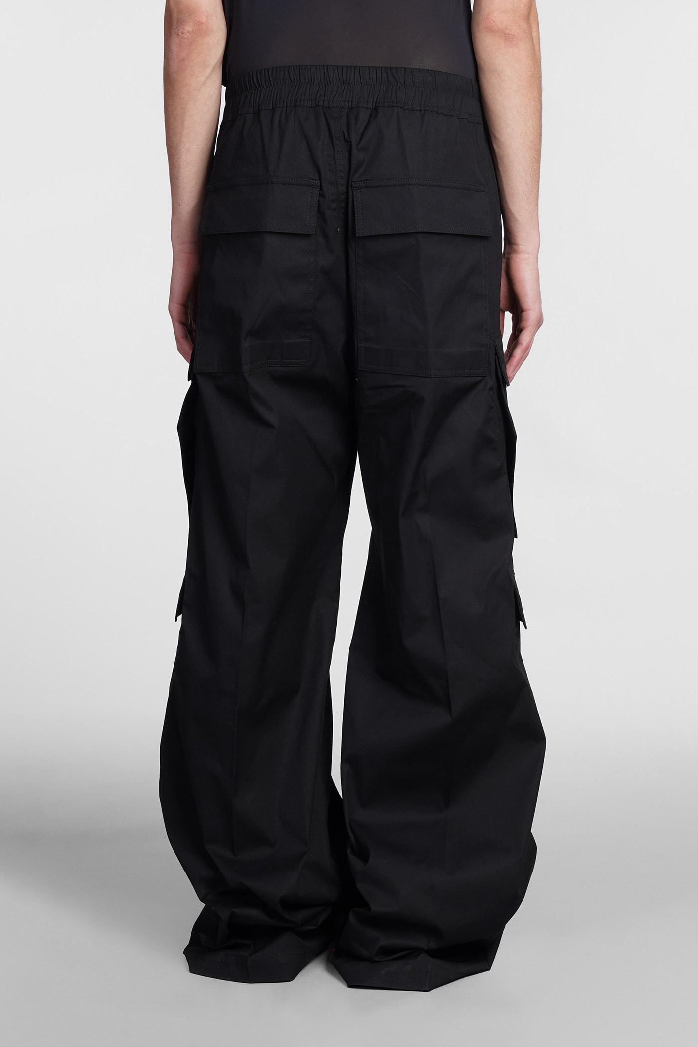 Rick Owens Cargobelas Pants In Black Cotton for Men | Lyst