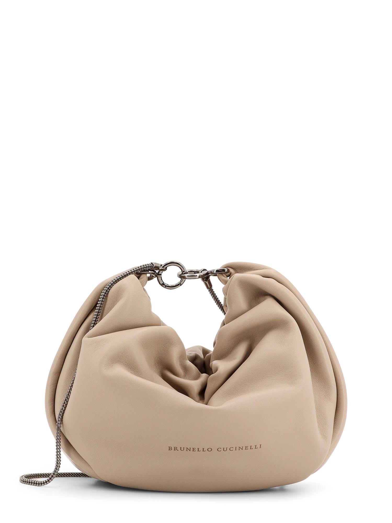 ショルダーバッグ・ポシェット Brunello Cucinelli Hobo Brioche Brunello Cucinelli Hobo Brioche Shoulder Bag in Metallic | Lyst