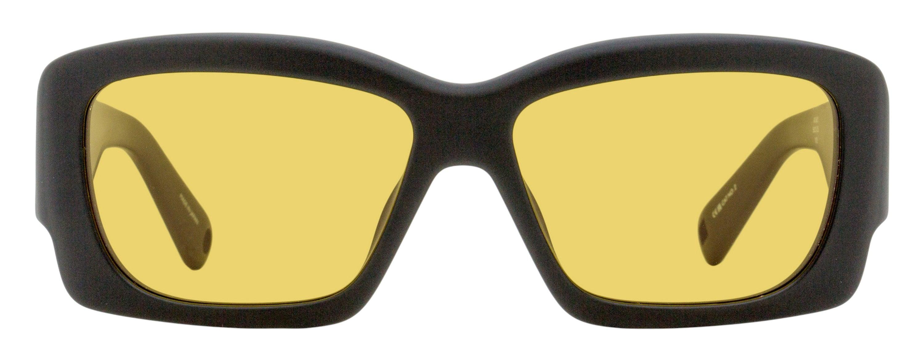 Jacquemus Croisiere Rectangular Sunglasses JAC60S 005 Matte Black 56mm Jacquemus Croisière 56MM Rectangle Sunglasses | Saks Fifth  main image 3