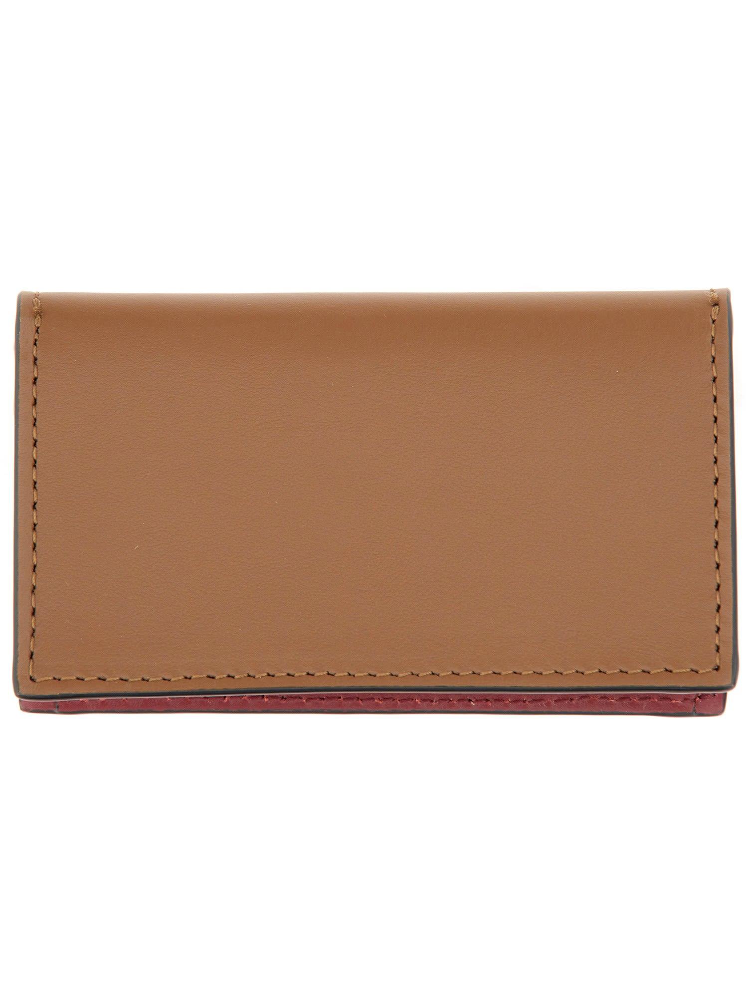 Marni Business Card Holder in Natural | Lyst