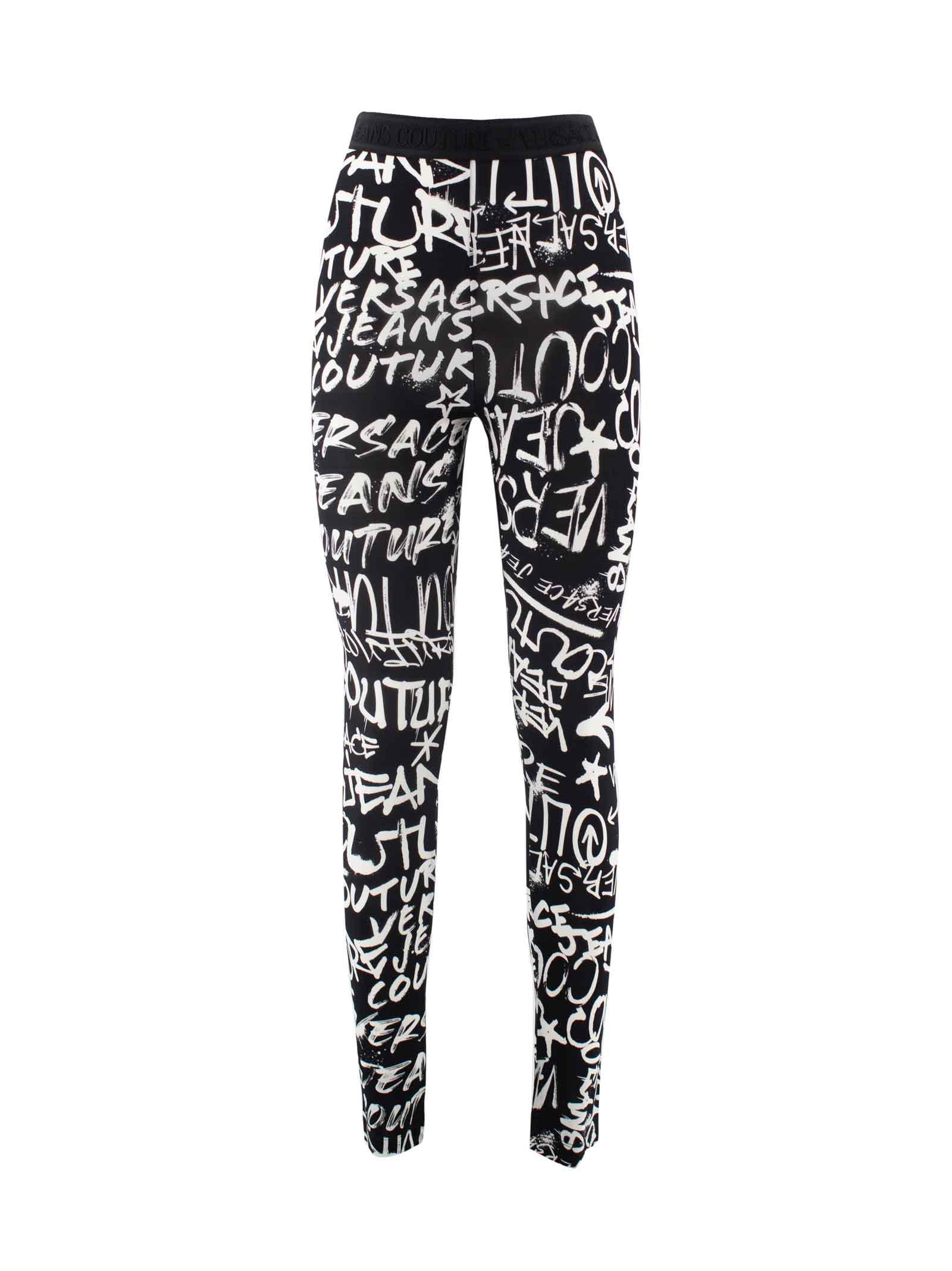 Versace Jeans Couture high-waisted graphic-print Leggings - Farfetch