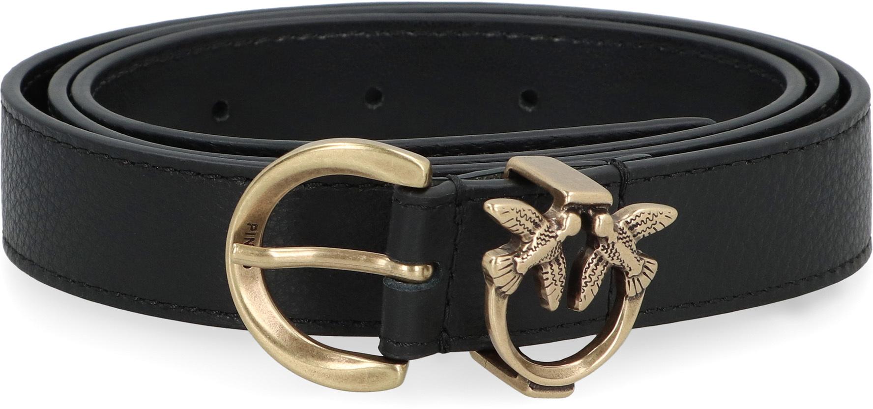 Pinko Leather Belt Cow Hide in Black | Lyst display picture 1