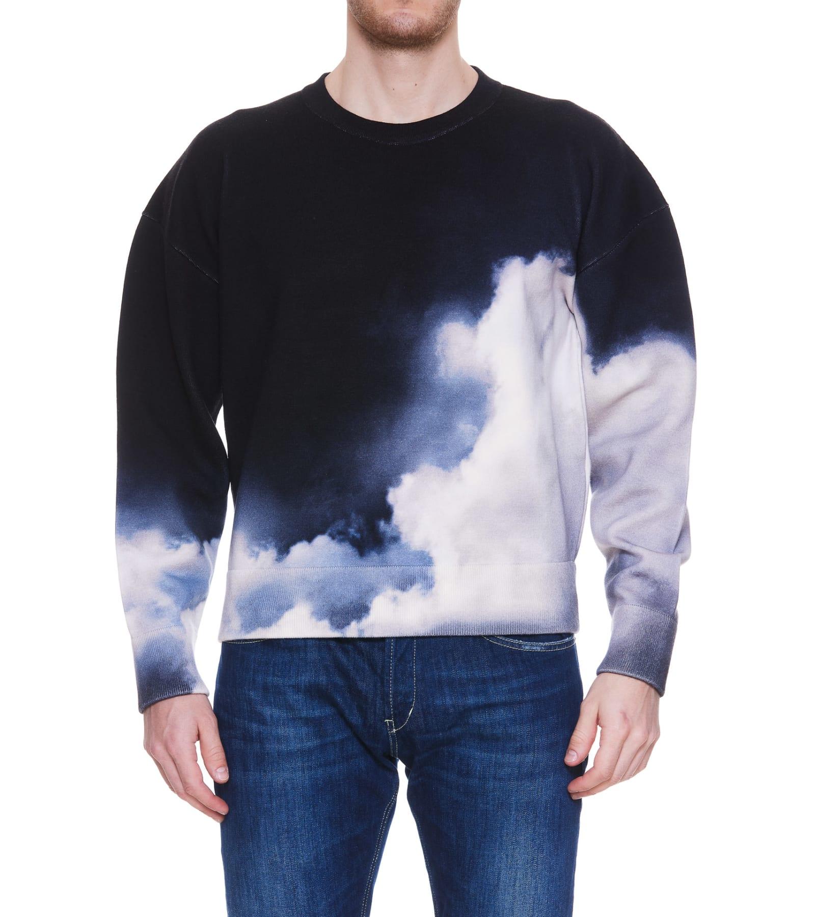 Blue alexander discount mcqueen sweater