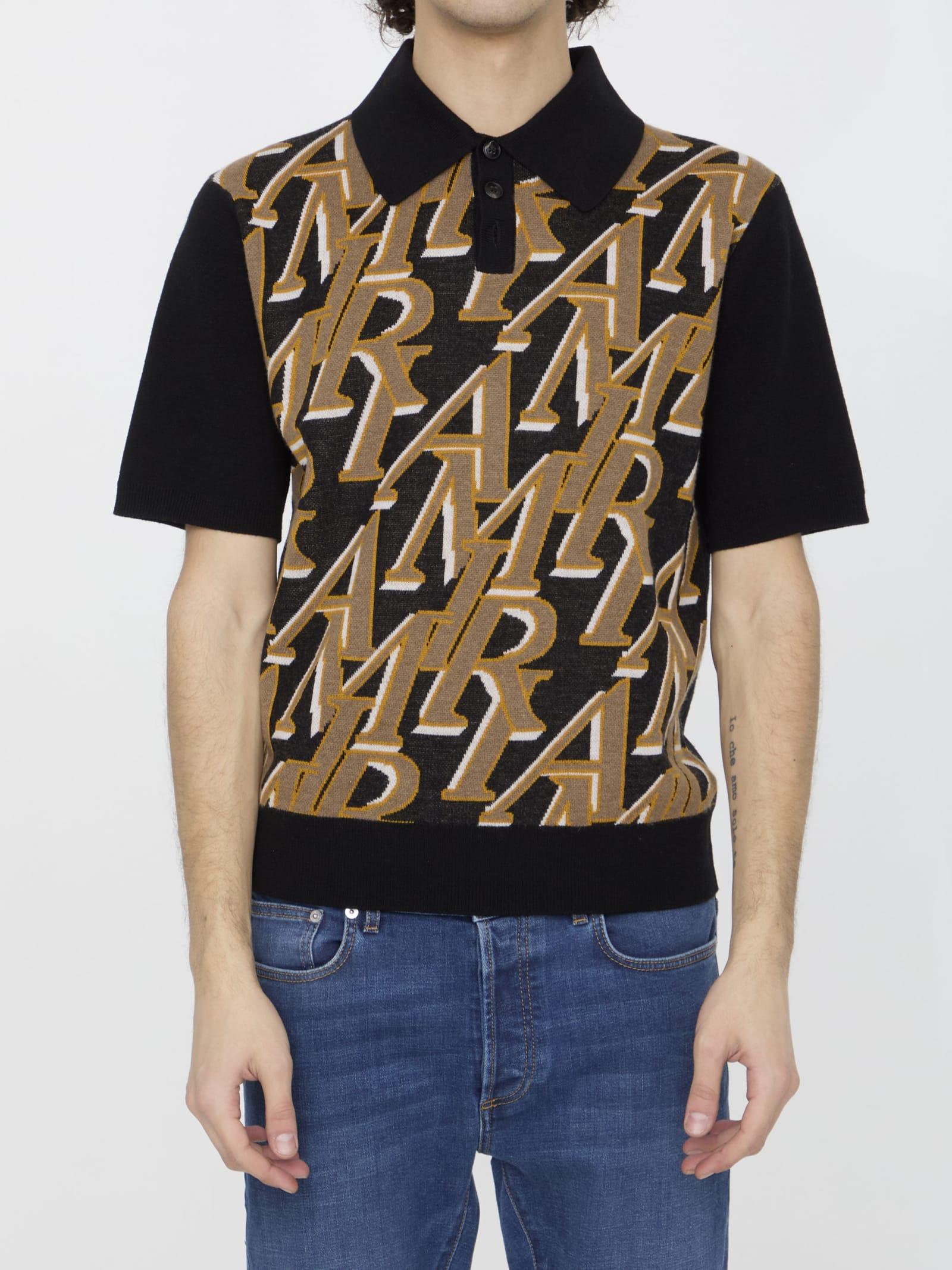 polo t black amiri jeans