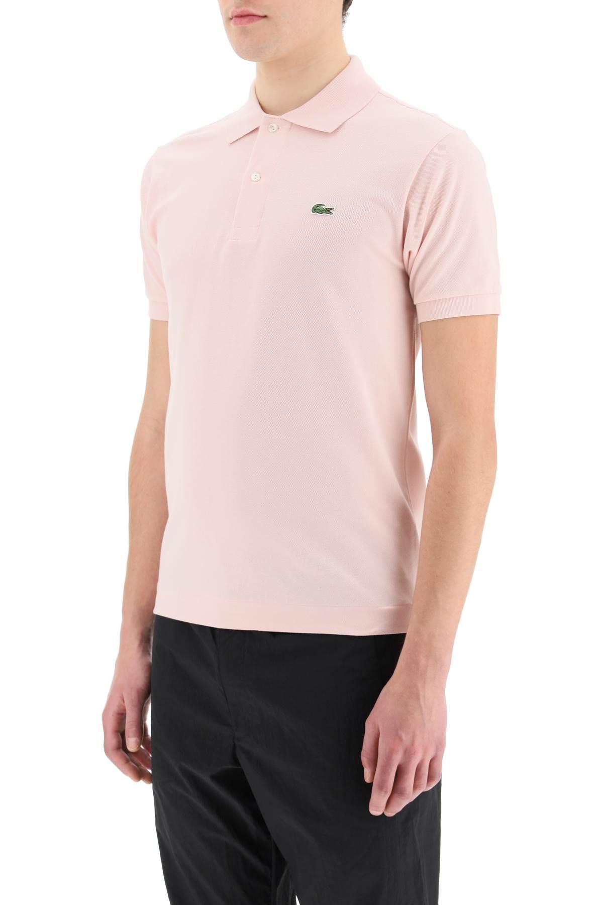 lacoste light pink polo shirt