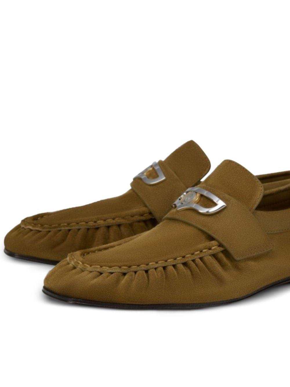 クリスチャンルブタン YACHT SPIKES FLAT CALFデッキシューズ Designer Christian Louboutin Yacht Spikes Flat Calf for Women - Up