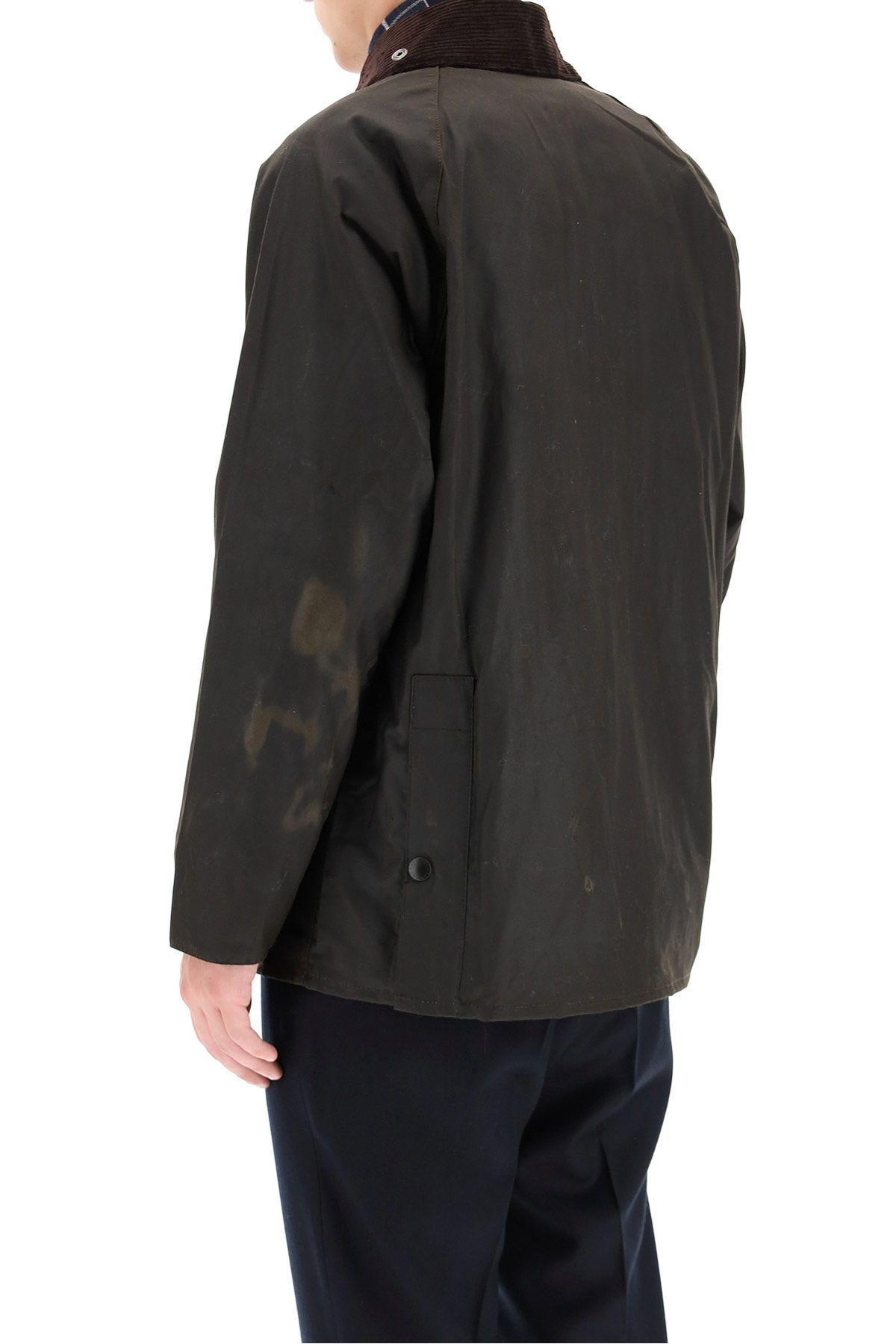 Barbour Classic Bedal Jacket In Waxed Cotton in Black for Men | Lyst