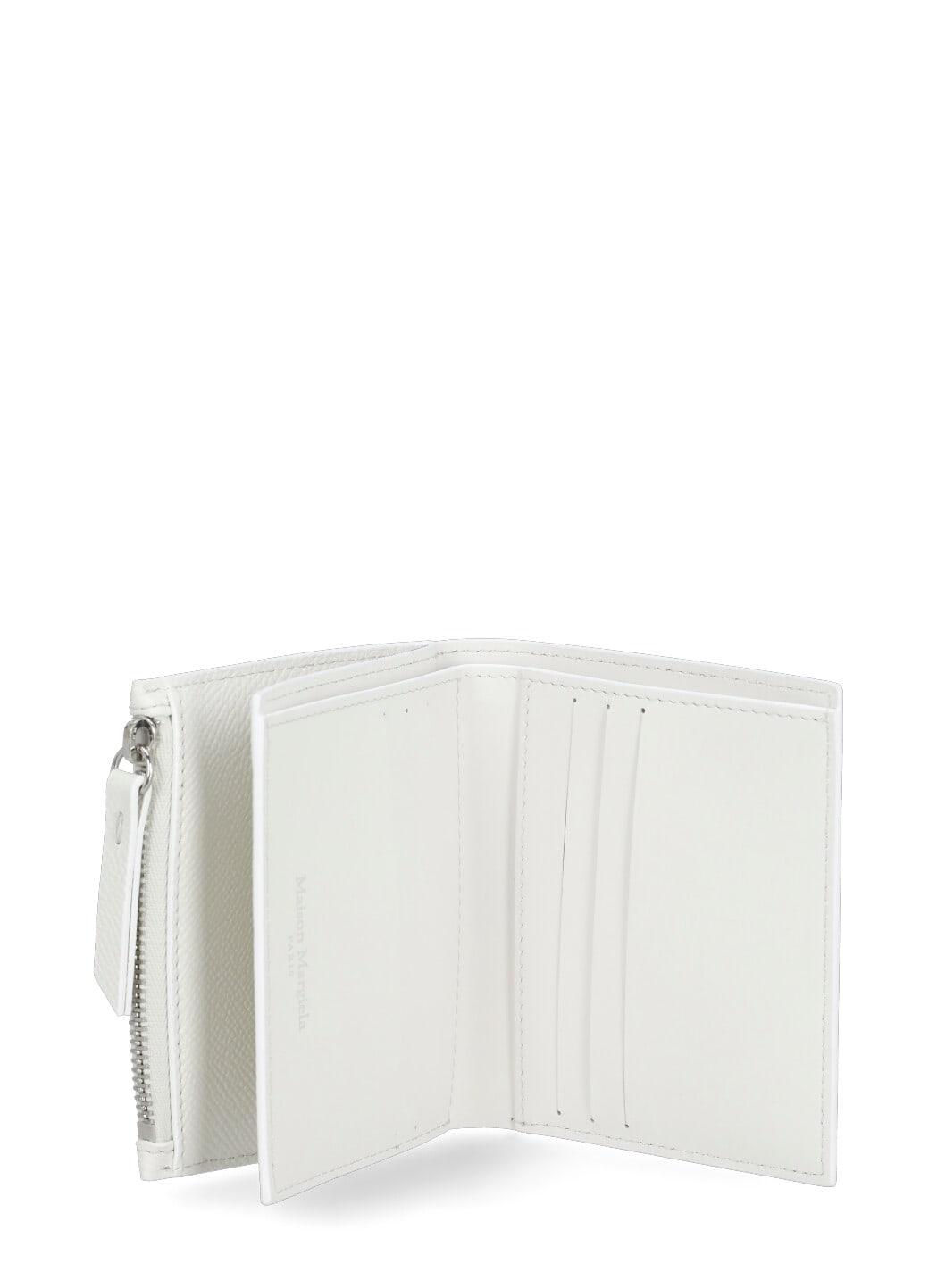 Maison Margiela Flip-flap Wallet in White for Men | Lyst