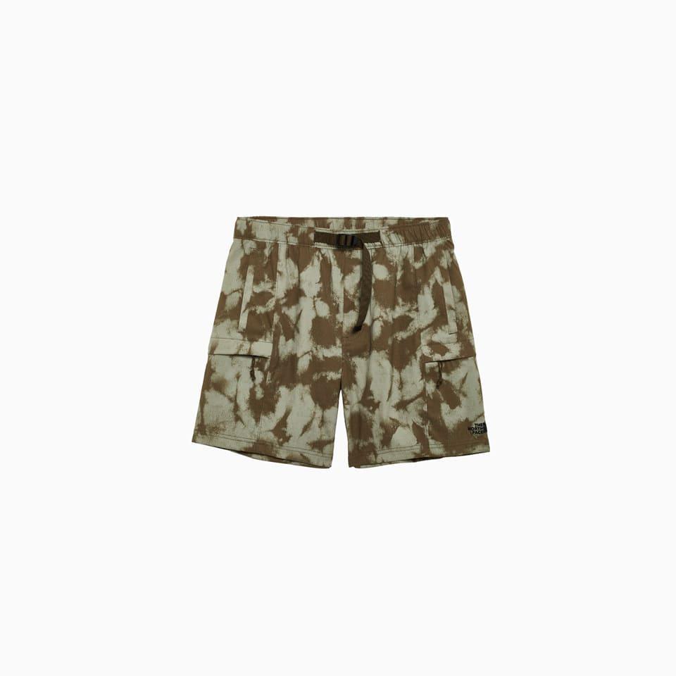 The North Face Synthetic Printed Shorts Nf0a7qla53m1 in Military 