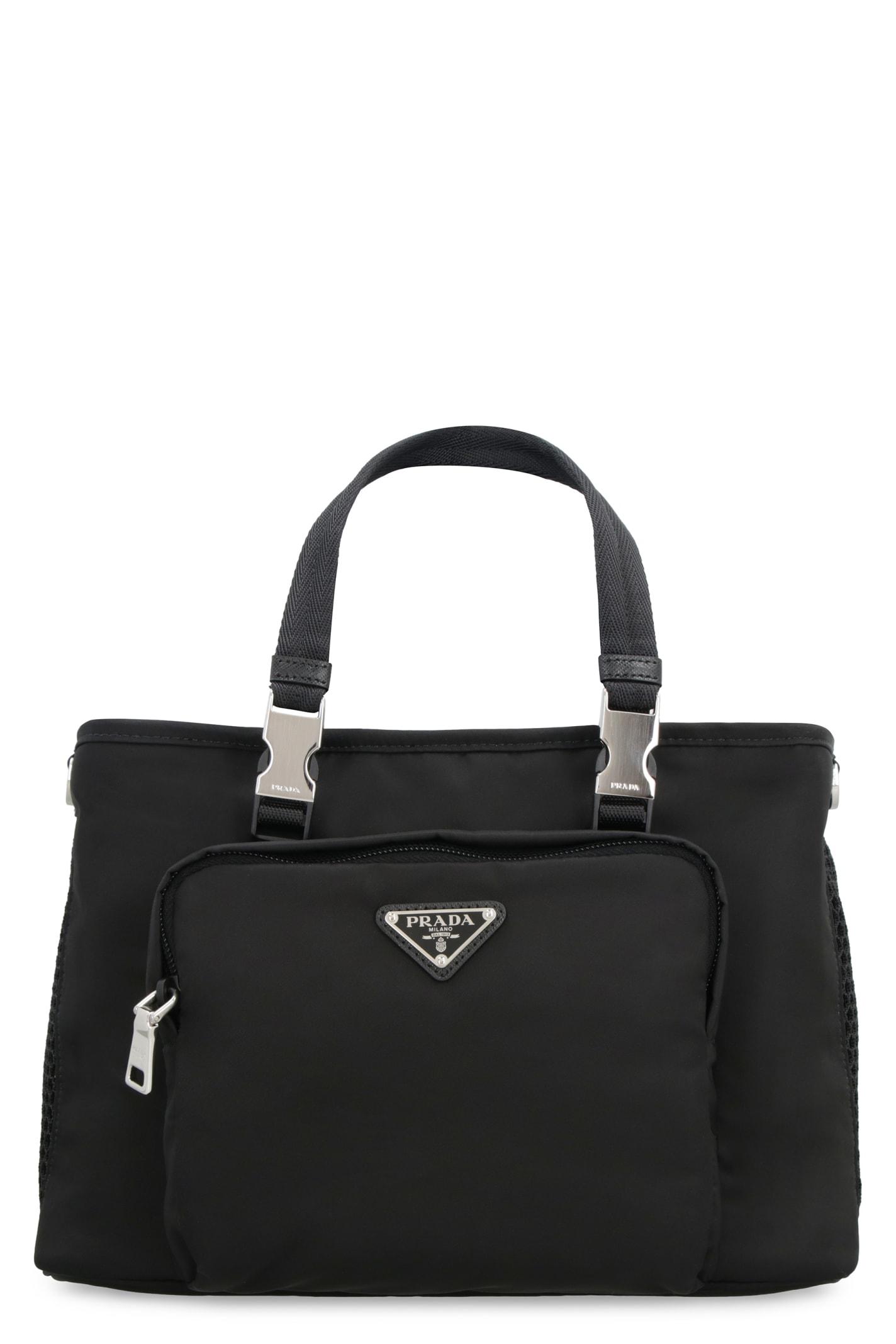Prada Renylon Pet Bag in Black Lyst