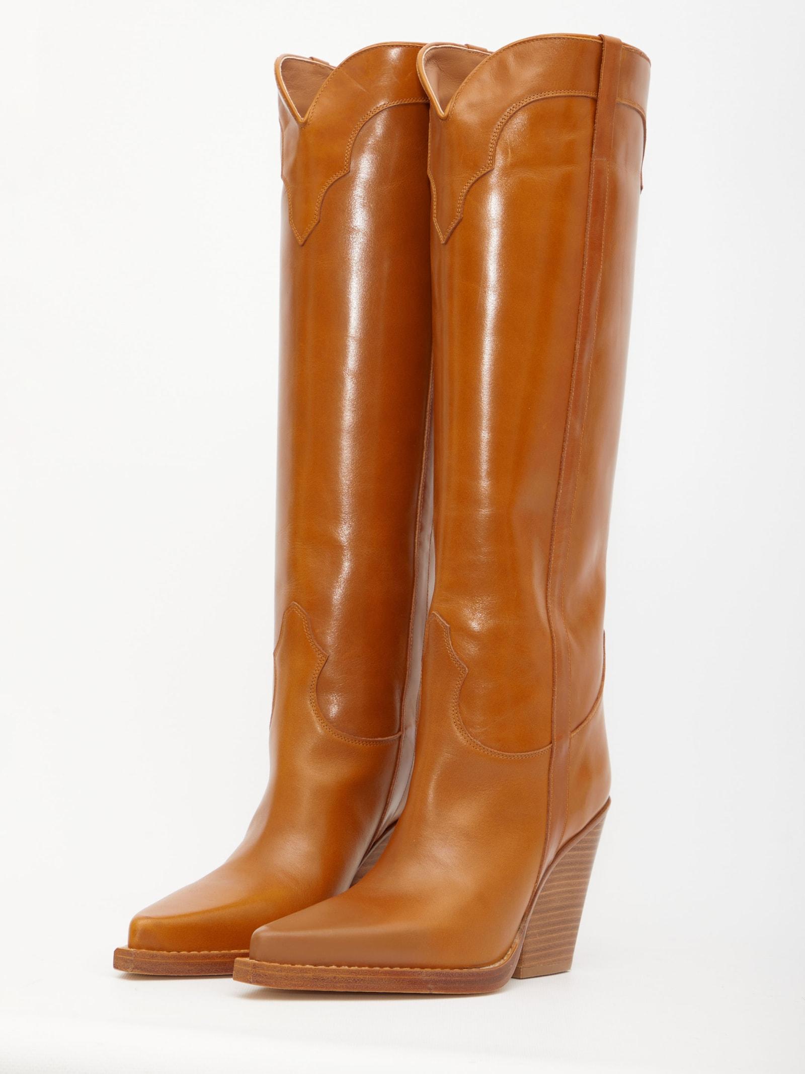 Paris Texas Leather El Dorado Boots in Brown - Save 12% | Lyst