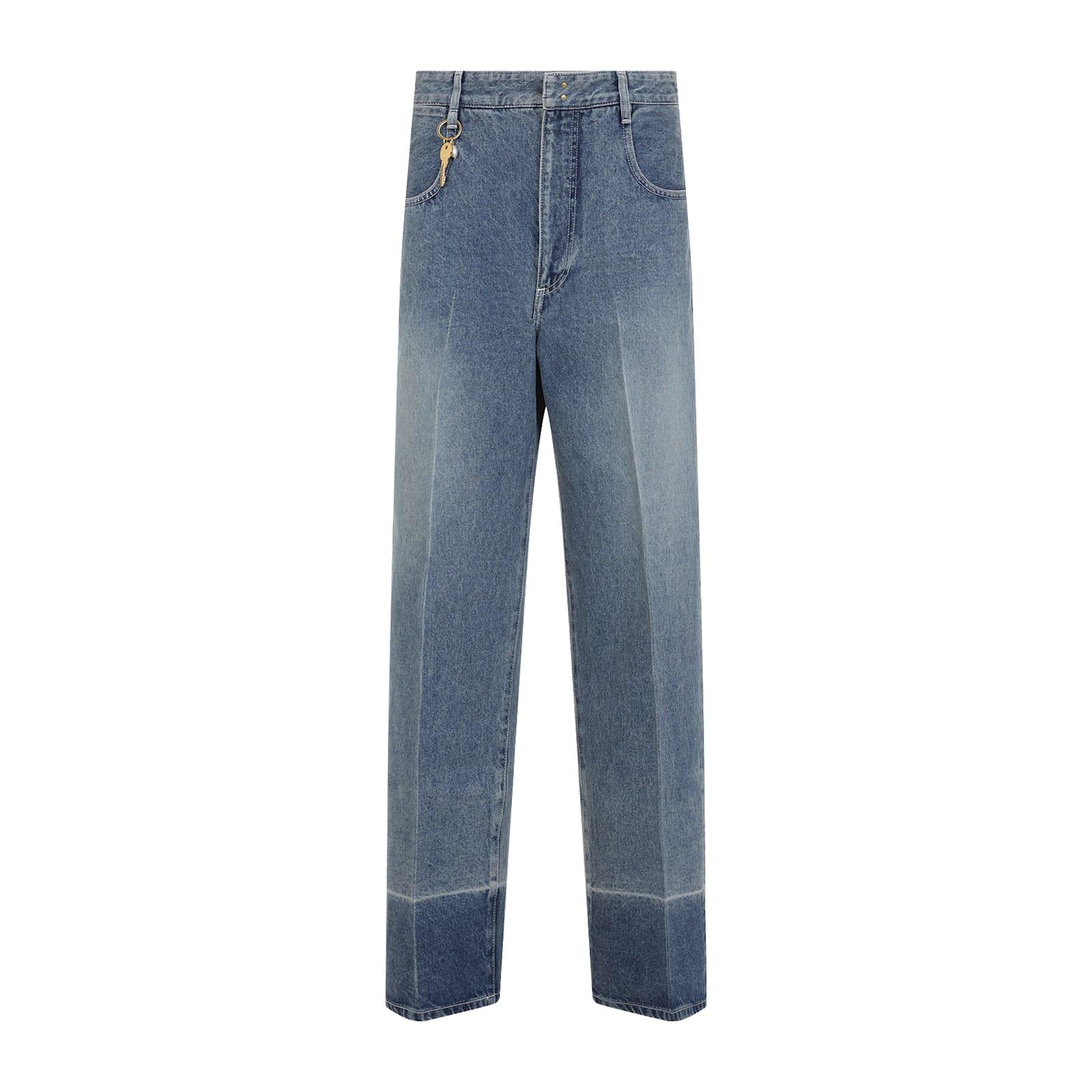 パンツ CARVEN TR201 WIDE LEG TROUSERS Carven Tr201 Wide Leg Trousers in Blue | Lyst