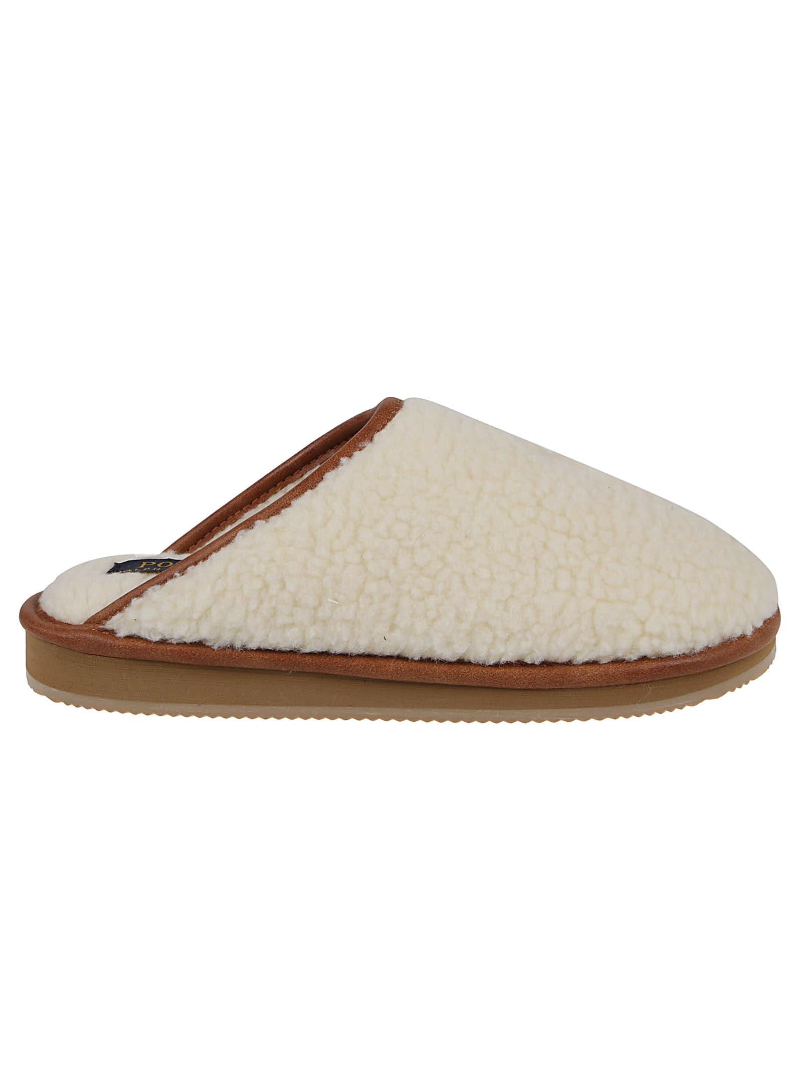 Polo Ralph Lauren Kayleigh Scuff Slipper in Brown Lyst