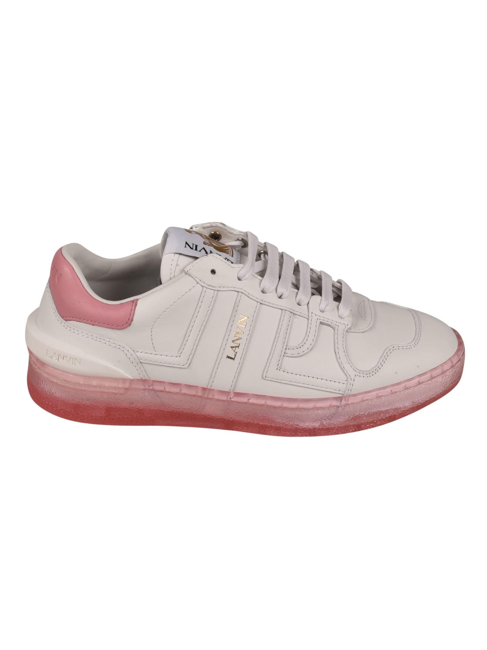 Jelly Sole Logo Sneakers in Pink