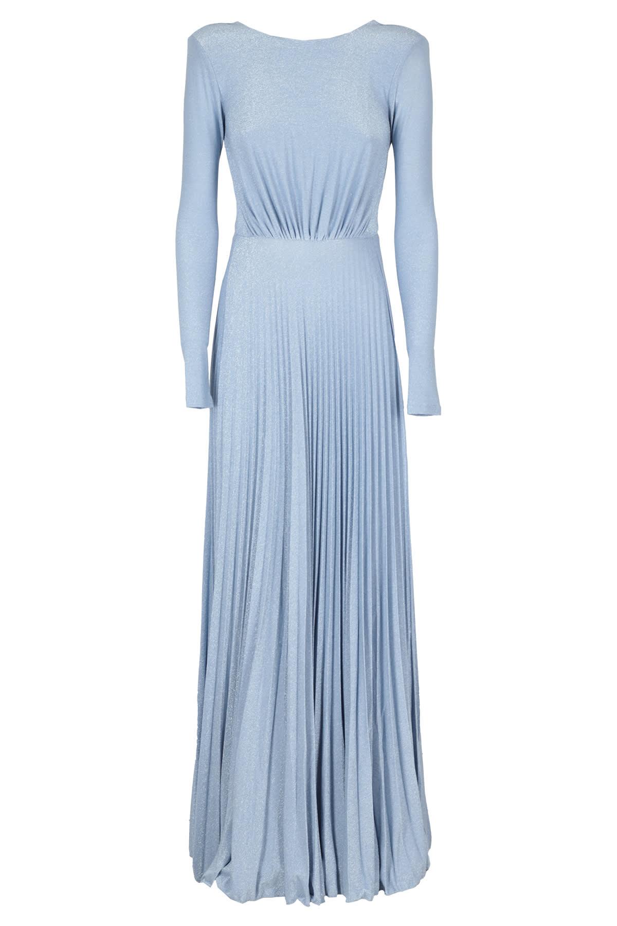 Elisabetta Franchi Dress in Blue | Lyst