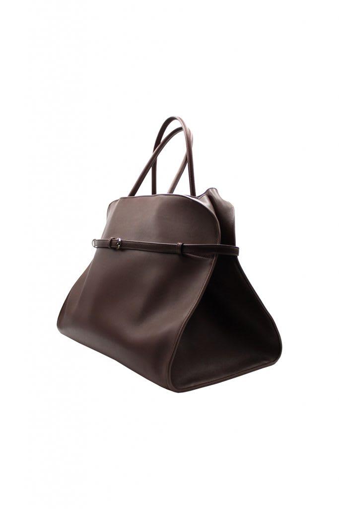 The Row Margaux Belt 17 Bag in Brown | Lyst