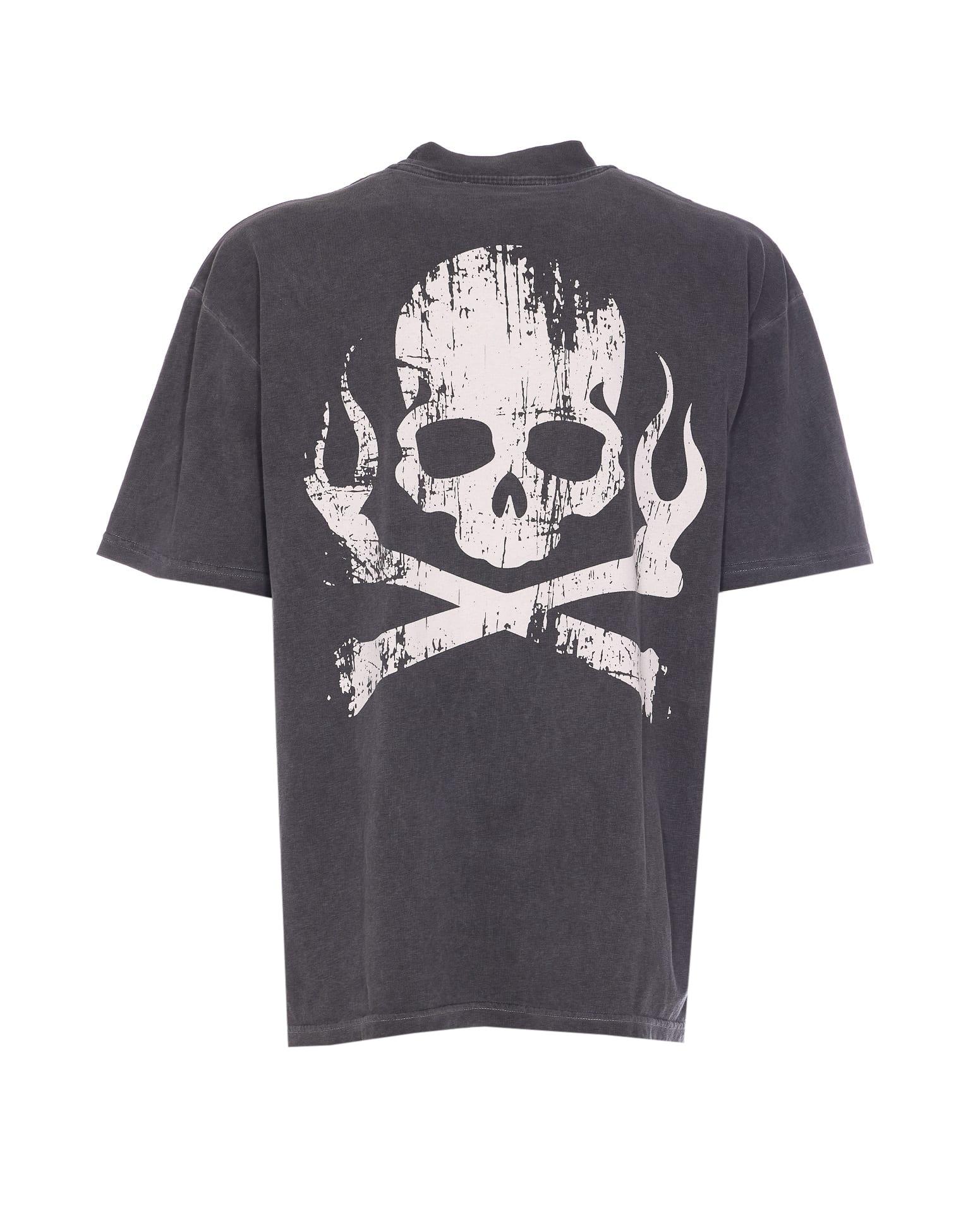 Vision Of Super Ruined Skull T-Shirt in Blue for Men | Lyst