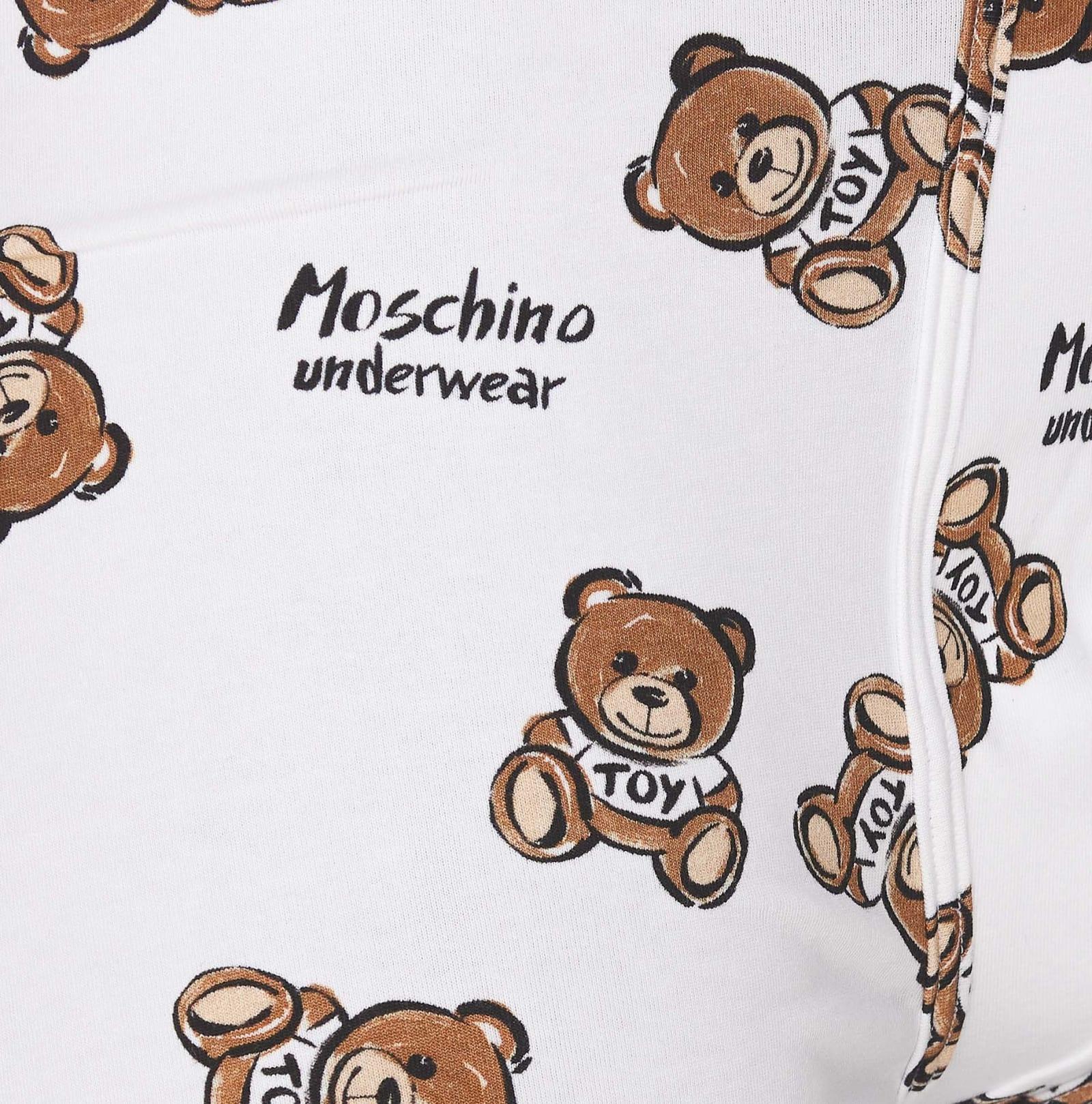 Moschino Teddy Logo Boxer in White for Men