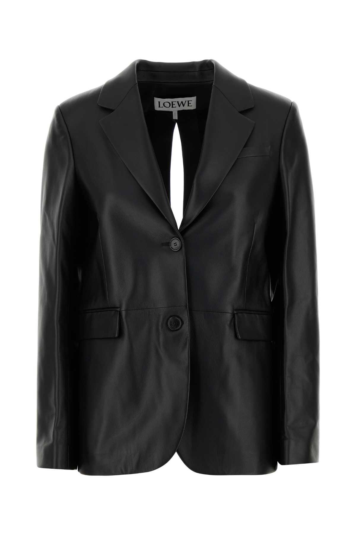 ジャケット LOEWE Women Jackets S540Y03XAZ DARKNAVYBLUE Loewe Midnight Blue Wool Blazer | italist