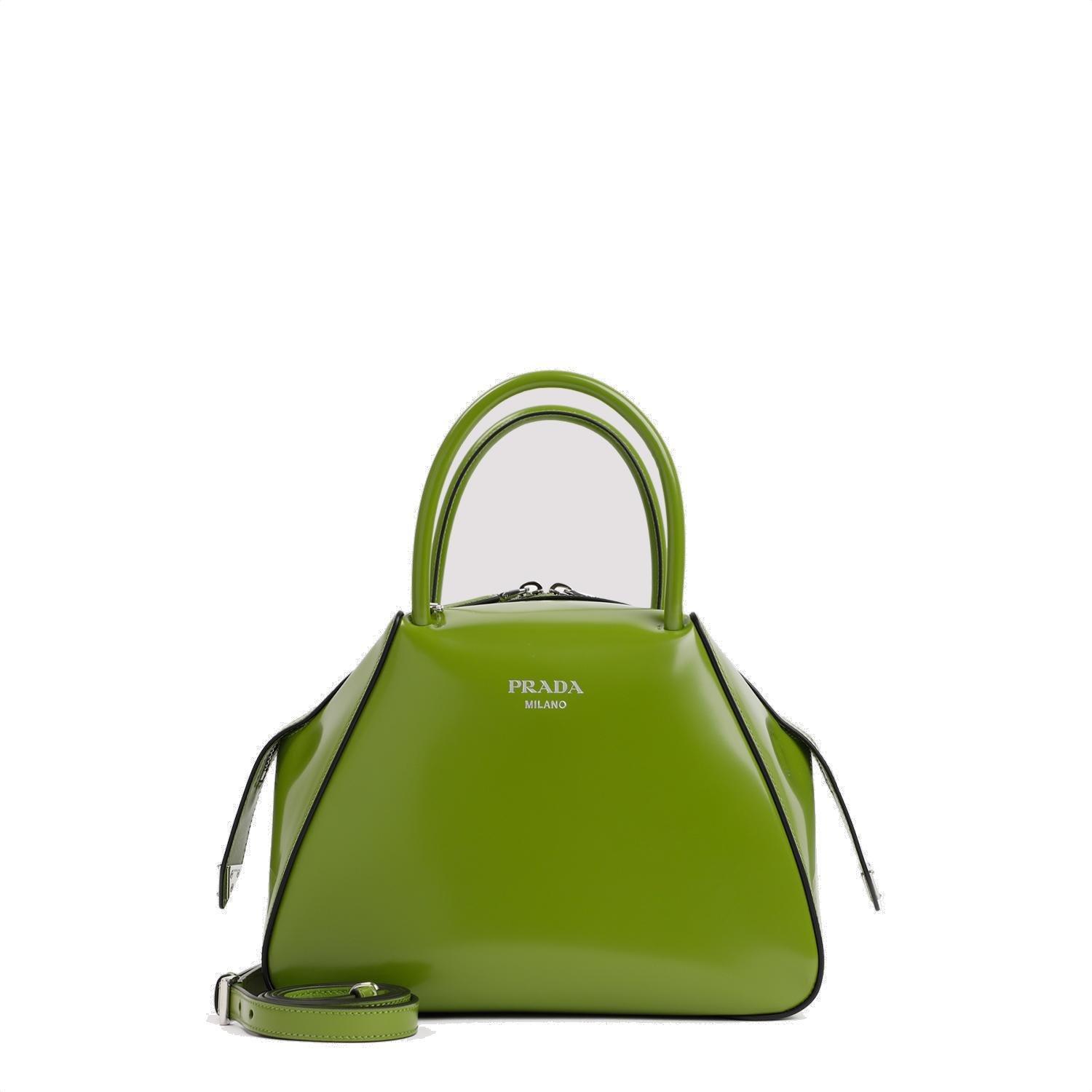 Prada milano green bag new arrivals
